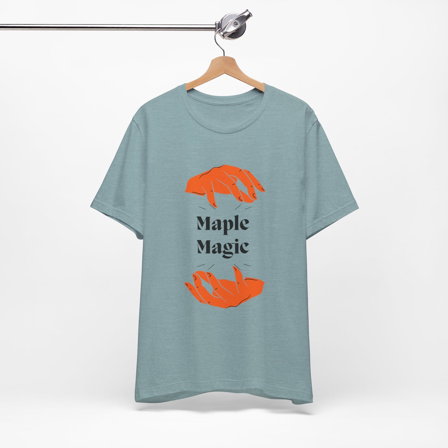 Maple Magic Unisex Tee - Cozy Casual Wear, Nature Lover Gift, Autumn Fashion, Eco-Friendly Style, Seasonal Celebration Top