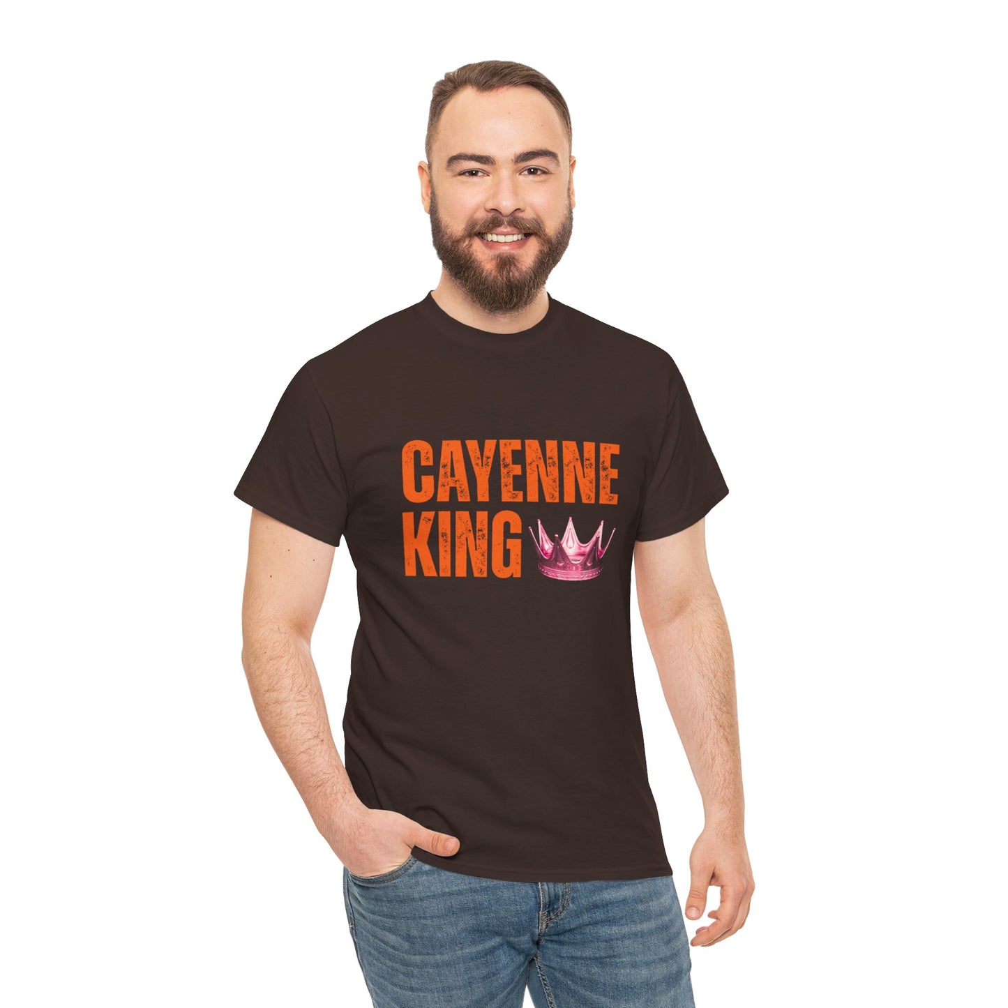 Cayenne King Cotton Tee | Unisex Graphic T-Shirt, Casual Wear, Birthday Gift, Affordable Fashion, Everyday Comfort
