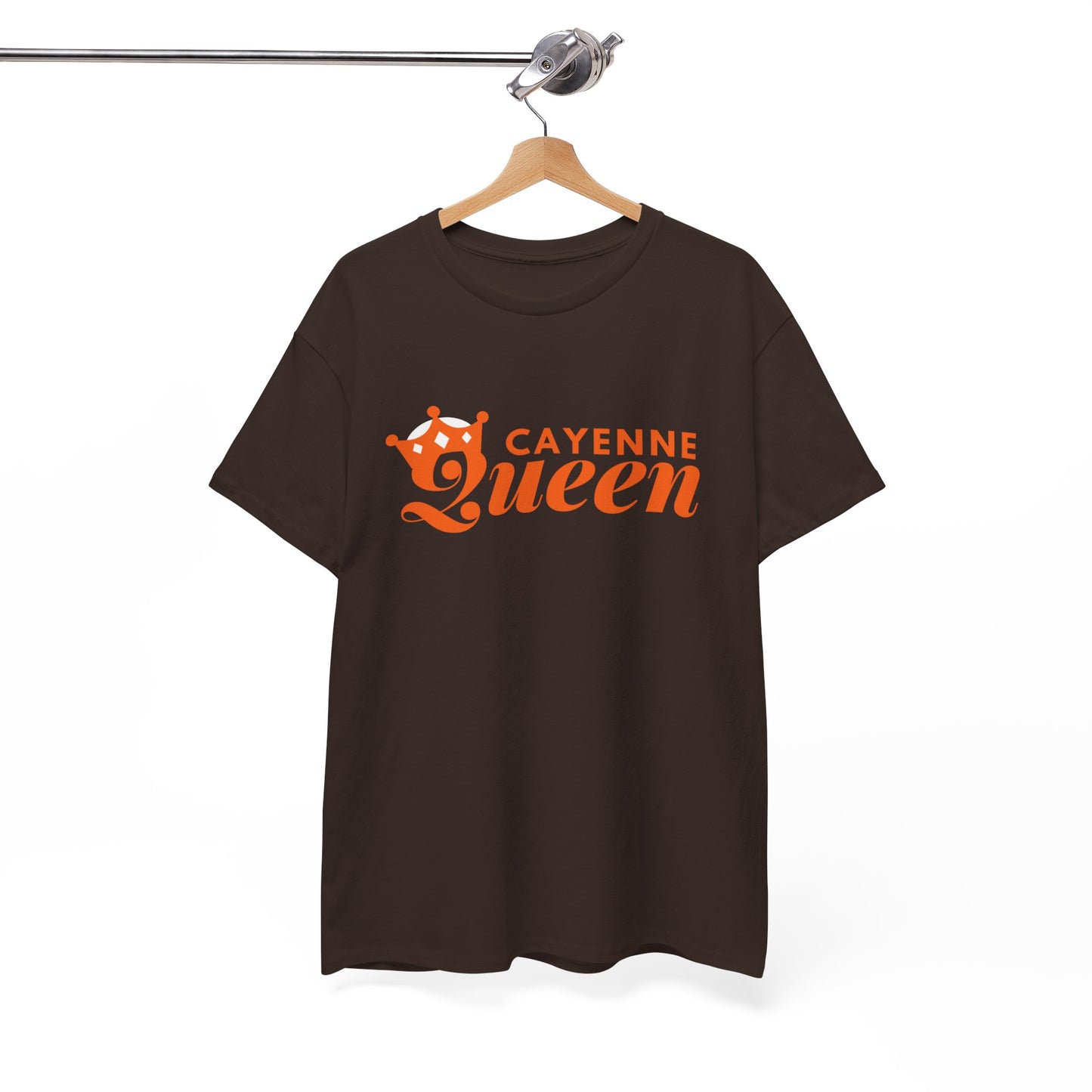 Cayenne Queen Unisex Heavy Cotton Tee, Casual Wear, Gift for Her, Birthday Shirt, Fun Quote Tee, Soft Cotton Top