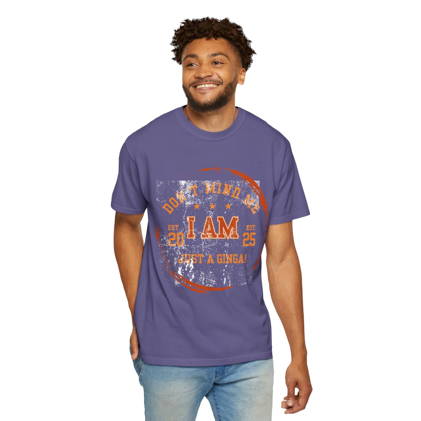 Ginga Birthday T-shirt, Funny Ginga Shirt, Unisex Gift, Casual Wear, Birthday Celebration Tee, Humor T-shirt, Garment-Dyed Shirt
