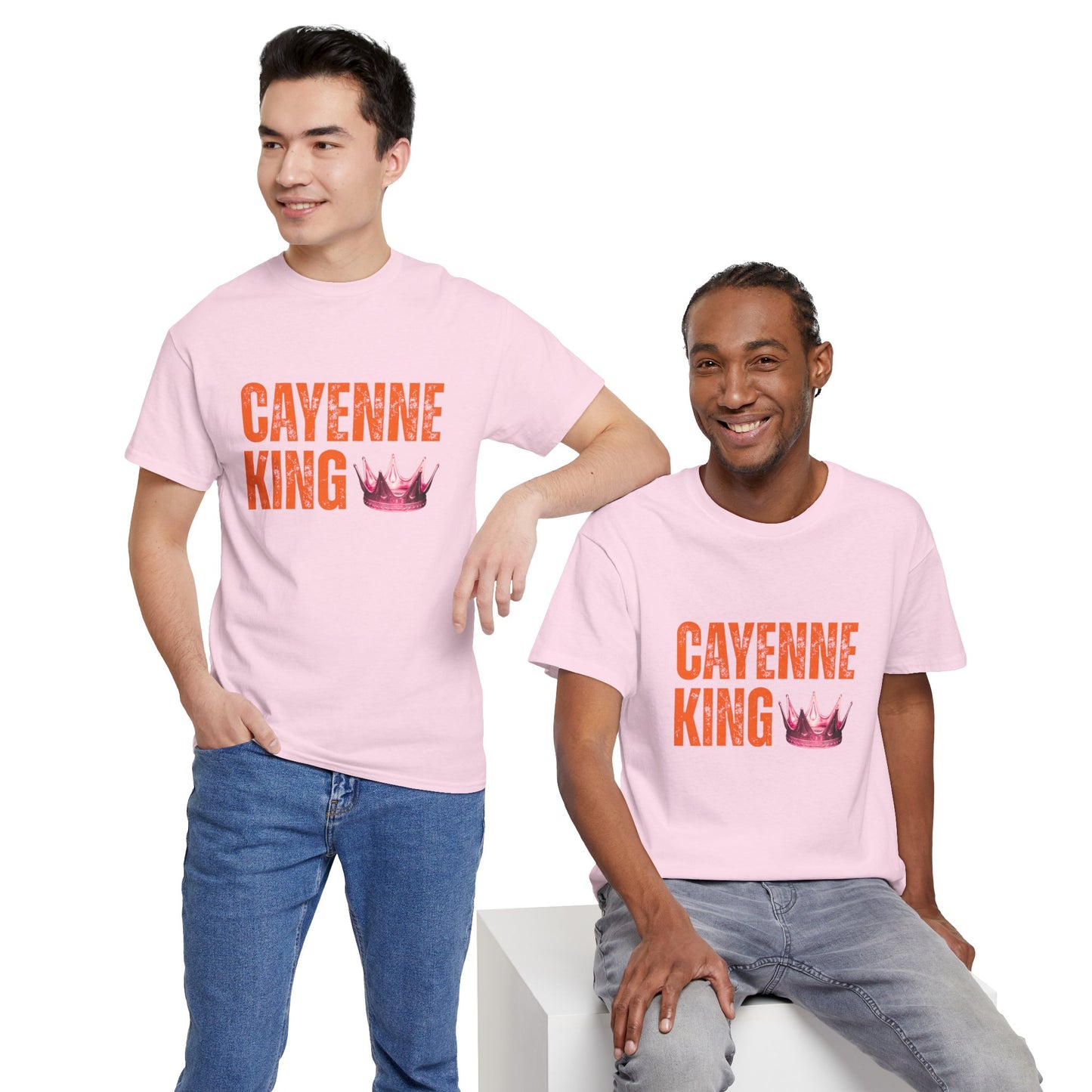 Cayenne King Cotton Tee | Unisex Graphic T-Shirt, Casual Wear, Birthday Gift, Affordable Fashion, Everyday Comfort