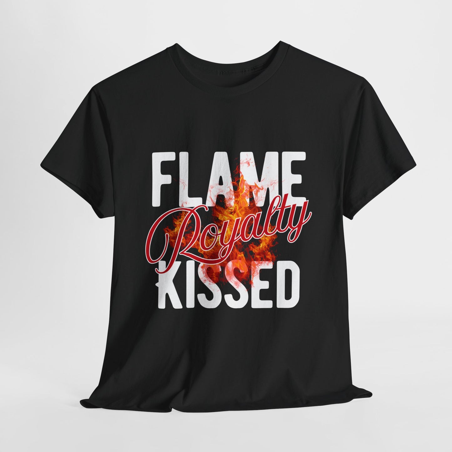 Flame Kissed Unisex Heavy Cotton Tee - Trendy Graphic Tee, Streetwear Fashion, Gift for Him/Her, Casual Outfit Staple, Statement Shirt