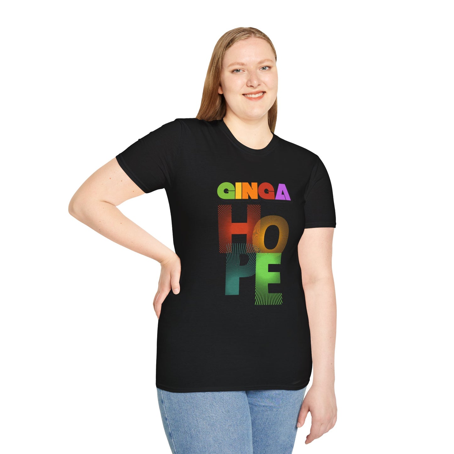 Colorful Hope Unisex T-Shirt, Inspirational Gift, Positive Message Tee, Casual Wear, Self-Care Apparel