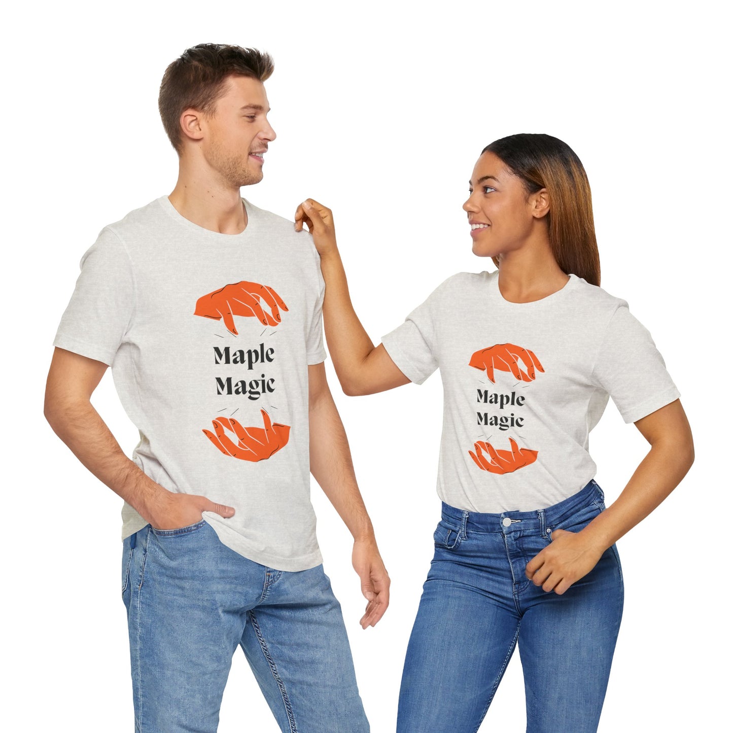 Maple Magic Unisex Tee - Cozy Casual Wear, Nature Lover Gift, Autumn Fashion, Eco-Friendly Style, Seasonal Celebration Top