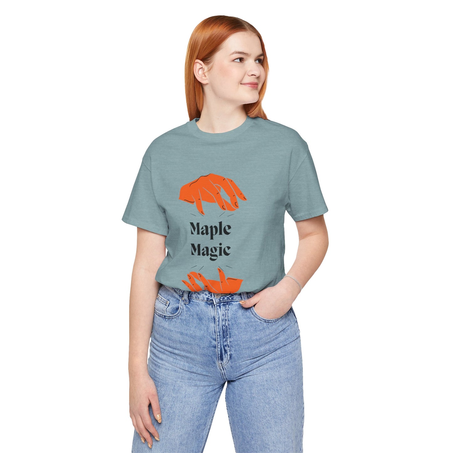 Maple Magic Unisex Tee - Cozy Casual Wear, Nature Lover Gift, Autumn Fashion, Eco-Friendly Style, Seasonal Celebration Top