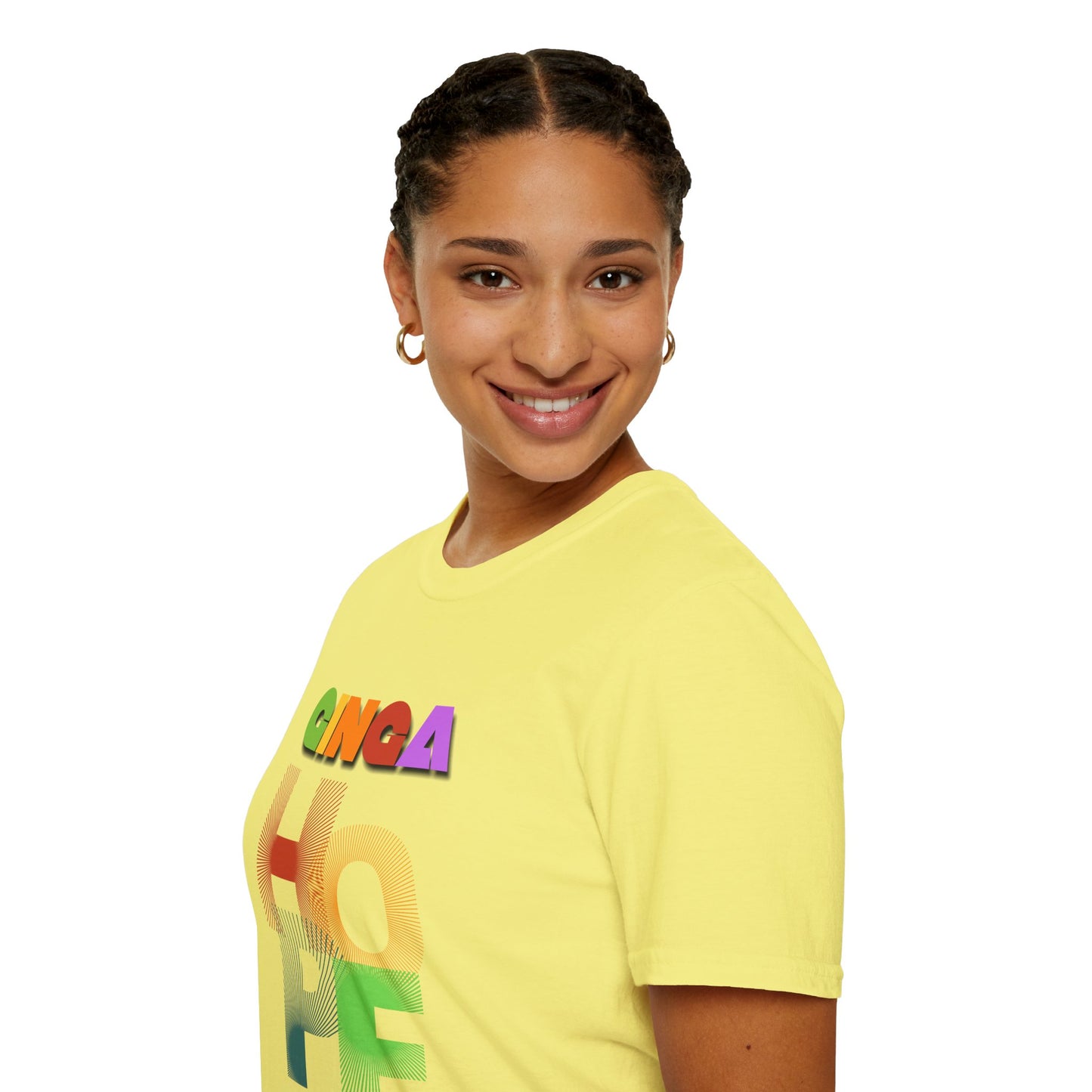 Colorful Hope Unisex T-Shirt, Inspirational Gift, Positive Message Tee, Casual Wear, Self-Care Apparel