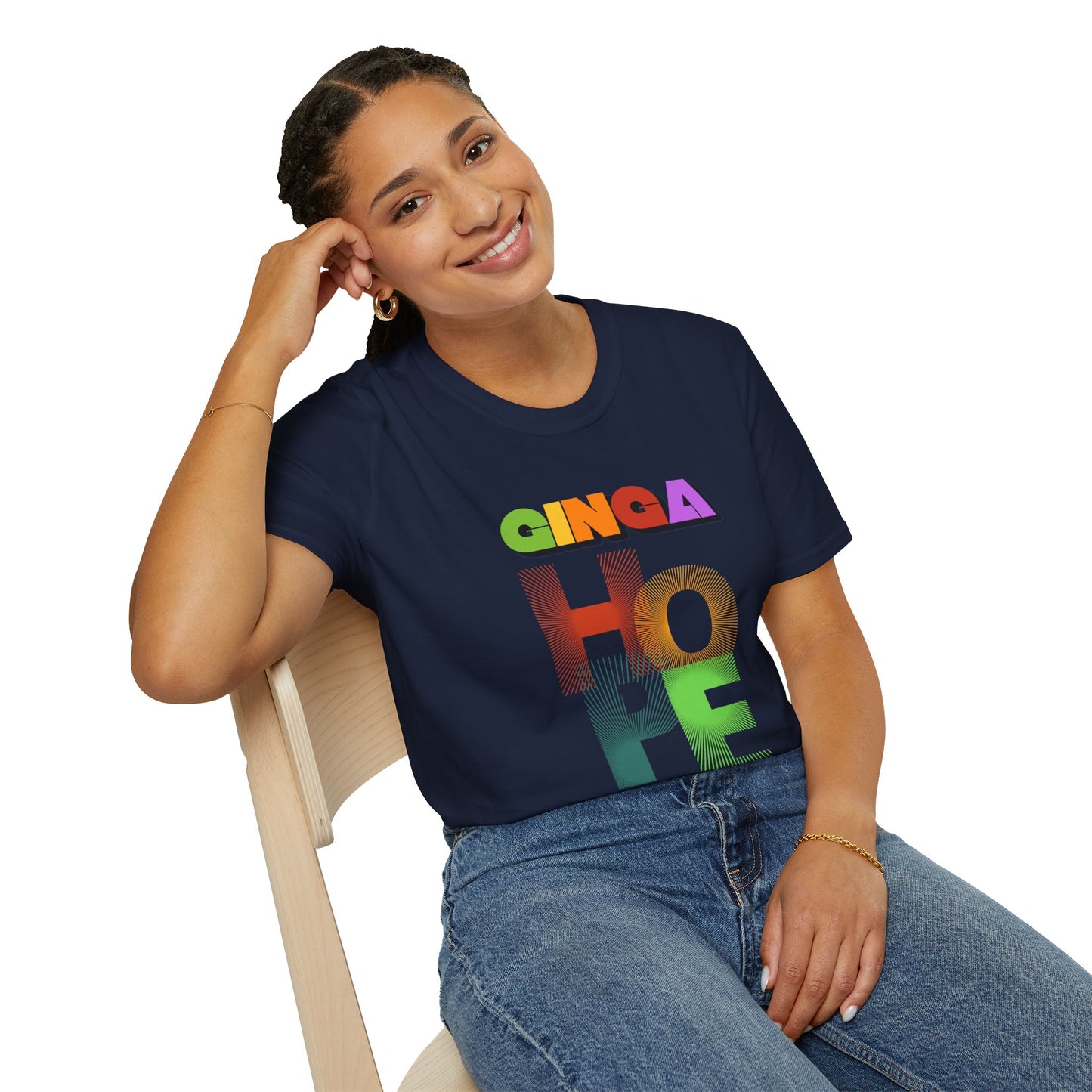 Colorful Hope Unisex T-Shirt, Inspirational Gift, Positive Message Tee, Casual Wear, Self-Care Apparel