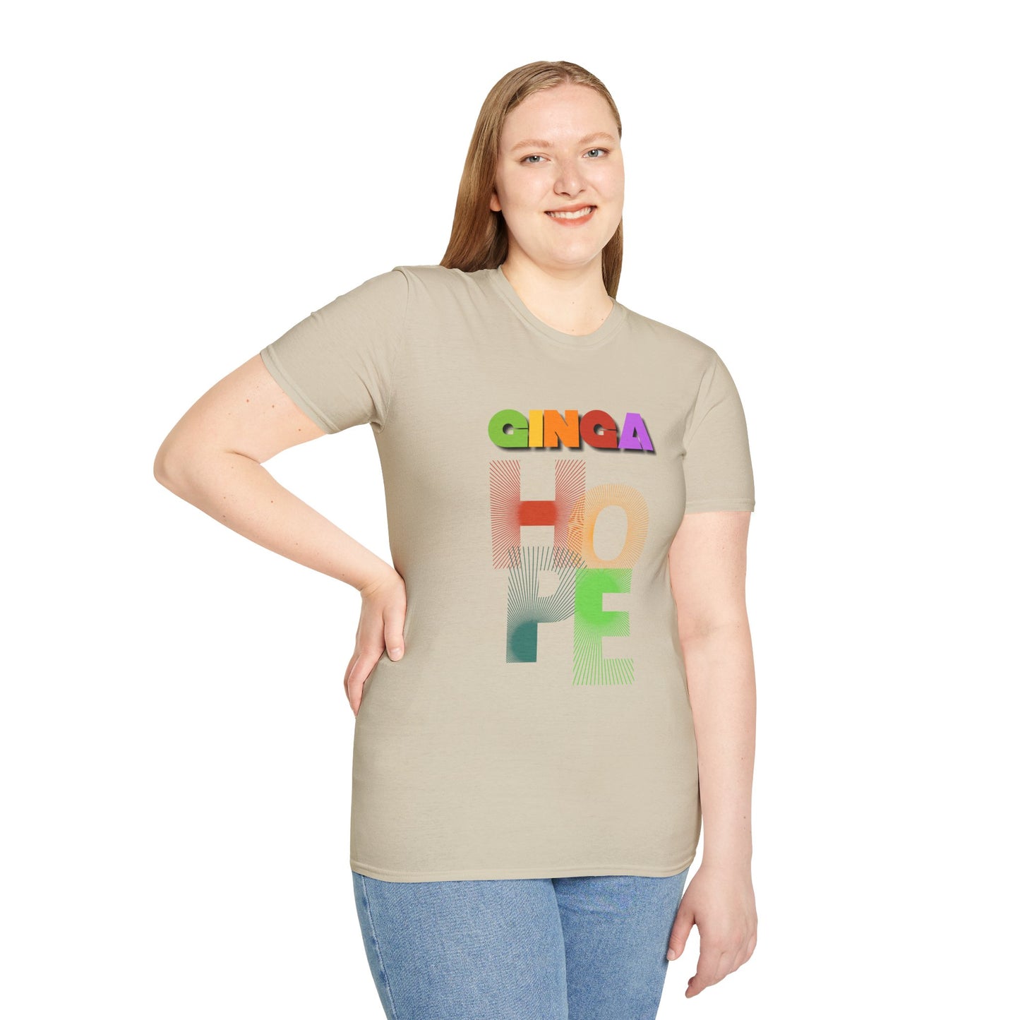 Colorful Hope Unisex T-Shirt, Inspirational Gift, Positive Message Tee, Casual Wear, Self-Care Apparel