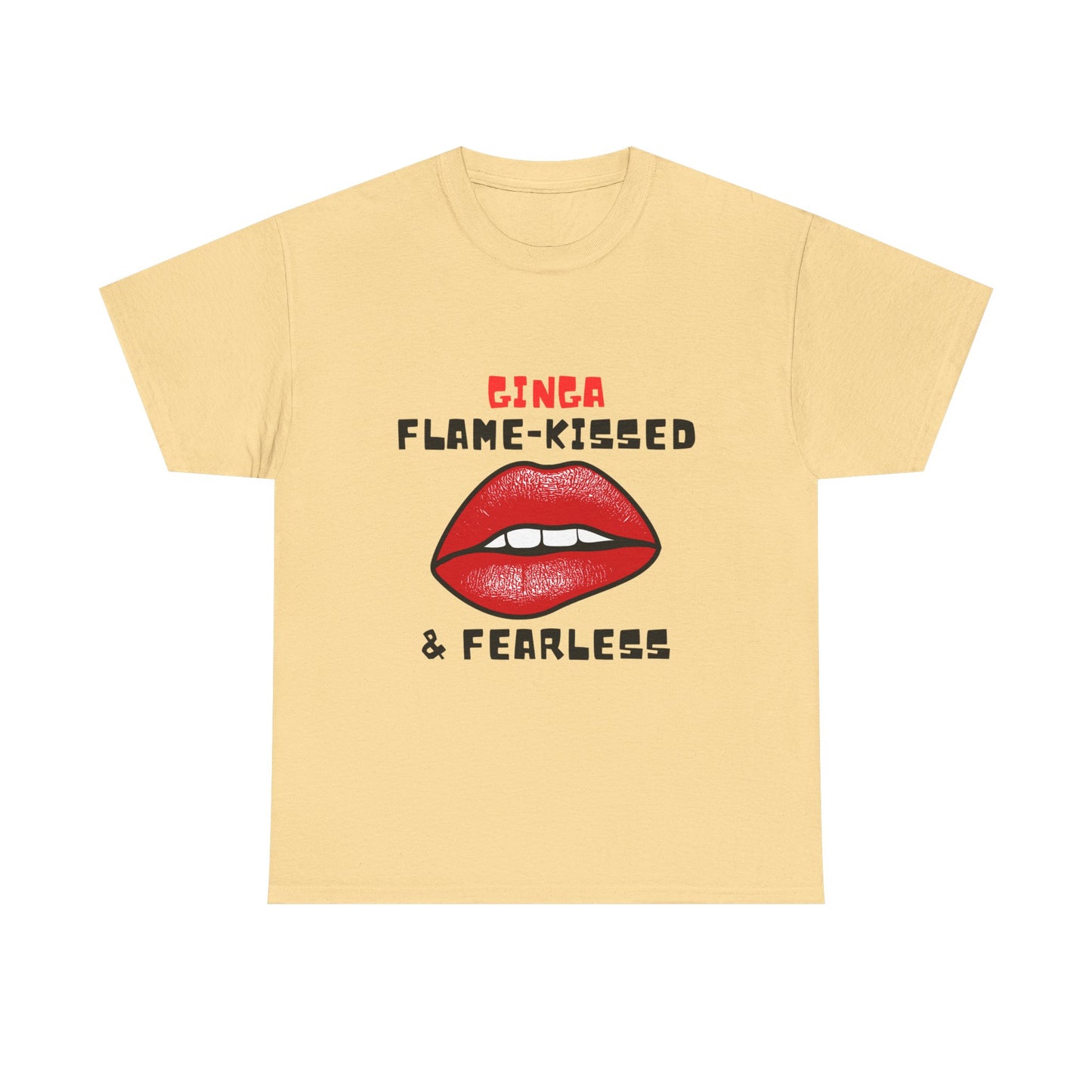 Flame-Kissed & Fearless Tee | Unisex Cotton Graphic Shirt, Casual Wear, Gift for Her, Statement T-Shirt, Summer Fashion