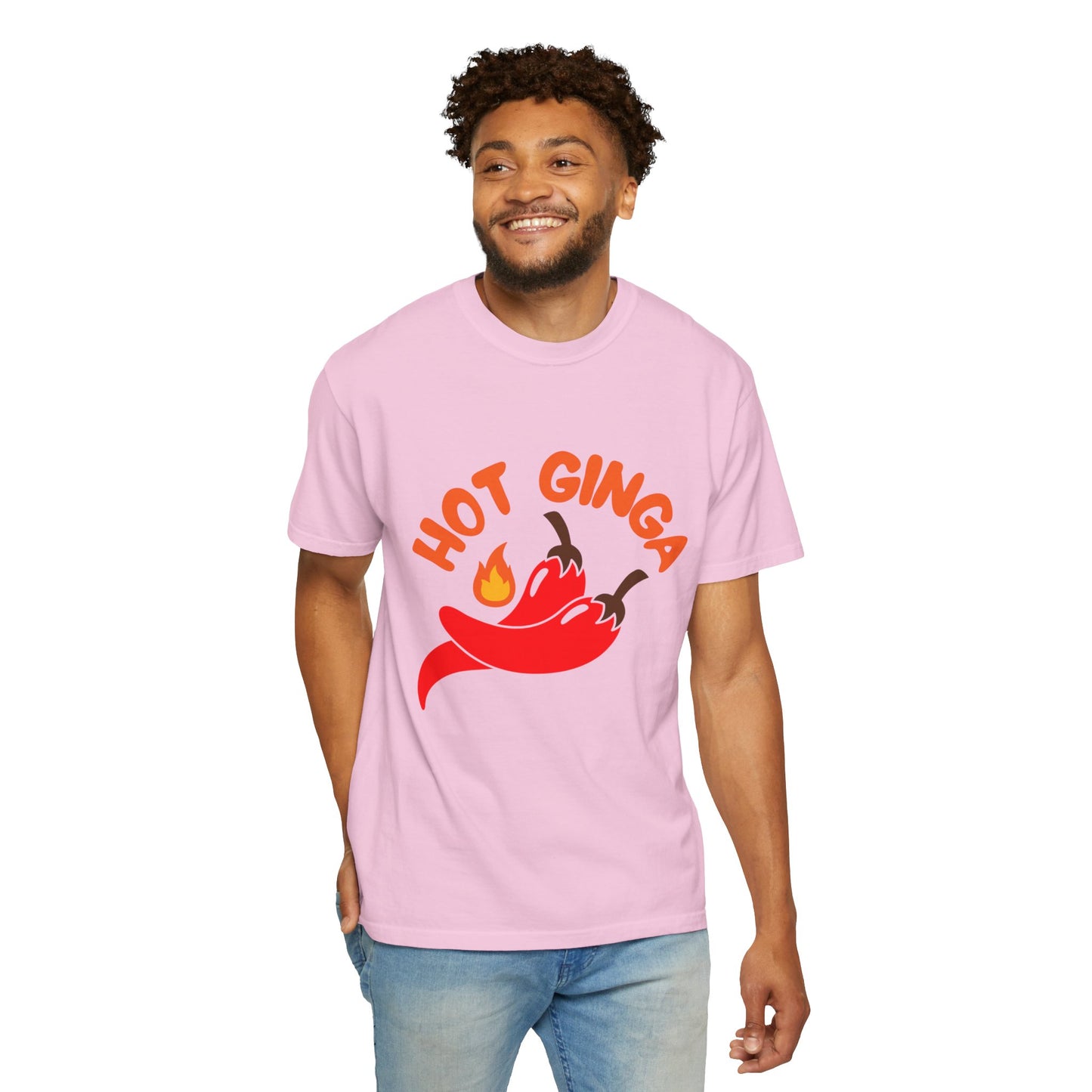 Spicy Chili T-Shirt, Hot Ginga Tee, Casual Summer Top, Gift for Spice Lovers, Unisex Graphic Shirt, Trendy Streetwear