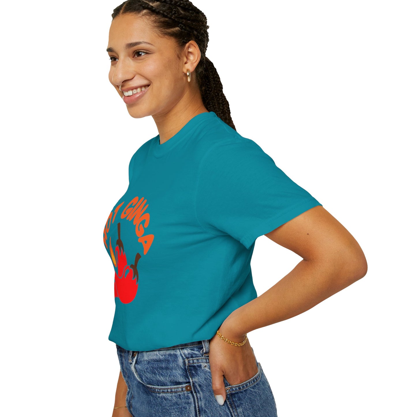 Spicy Chili T-Shirt, Hot Ginga Tee, Casual Summer Top, Gift for Spice Lovers, Unisex Graphic Shirt, Trendy Streetwear