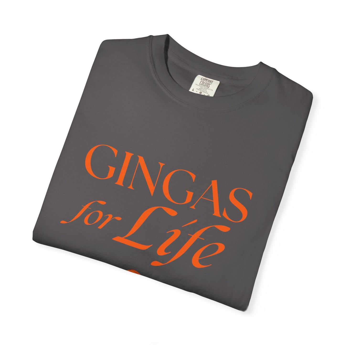 Gingas for Life T-Shirt, Fun T-Shirt for Redheads, Unisex Gift for Friends, Casual Wear, Celebration Tee