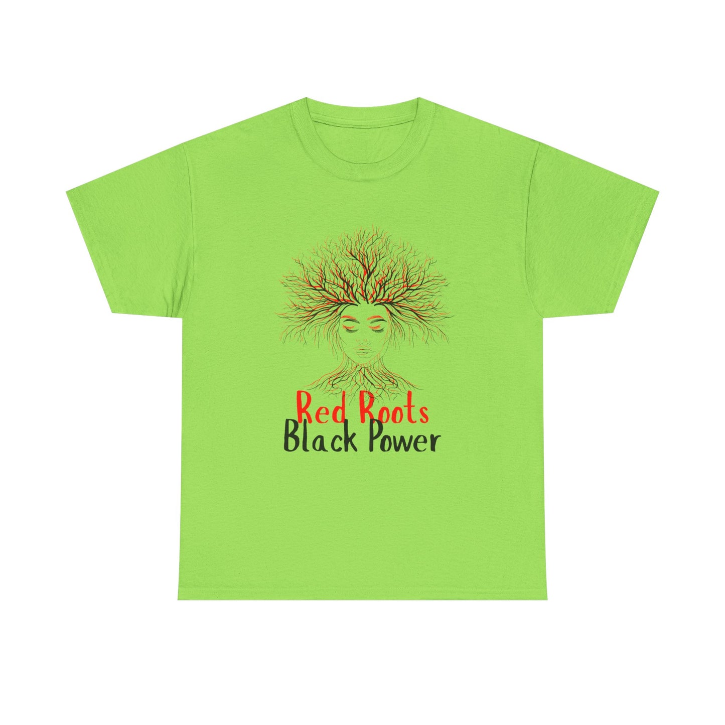 Empowering Black Roots Tee, Unisex Heavy Cotton Tee, Black Power Shirt, Afrocentric Apparel, Gift for Activists, Celebration of Culture