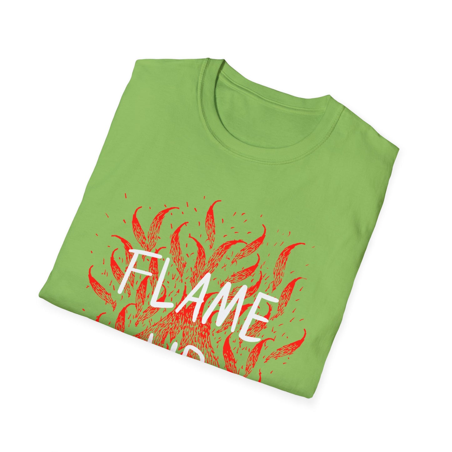 Fiery Motivation Unisex T-Shirt, Flame Up Graphic Tee, Gift for Fitness Lovers, Workout Apparel, Casual Wear