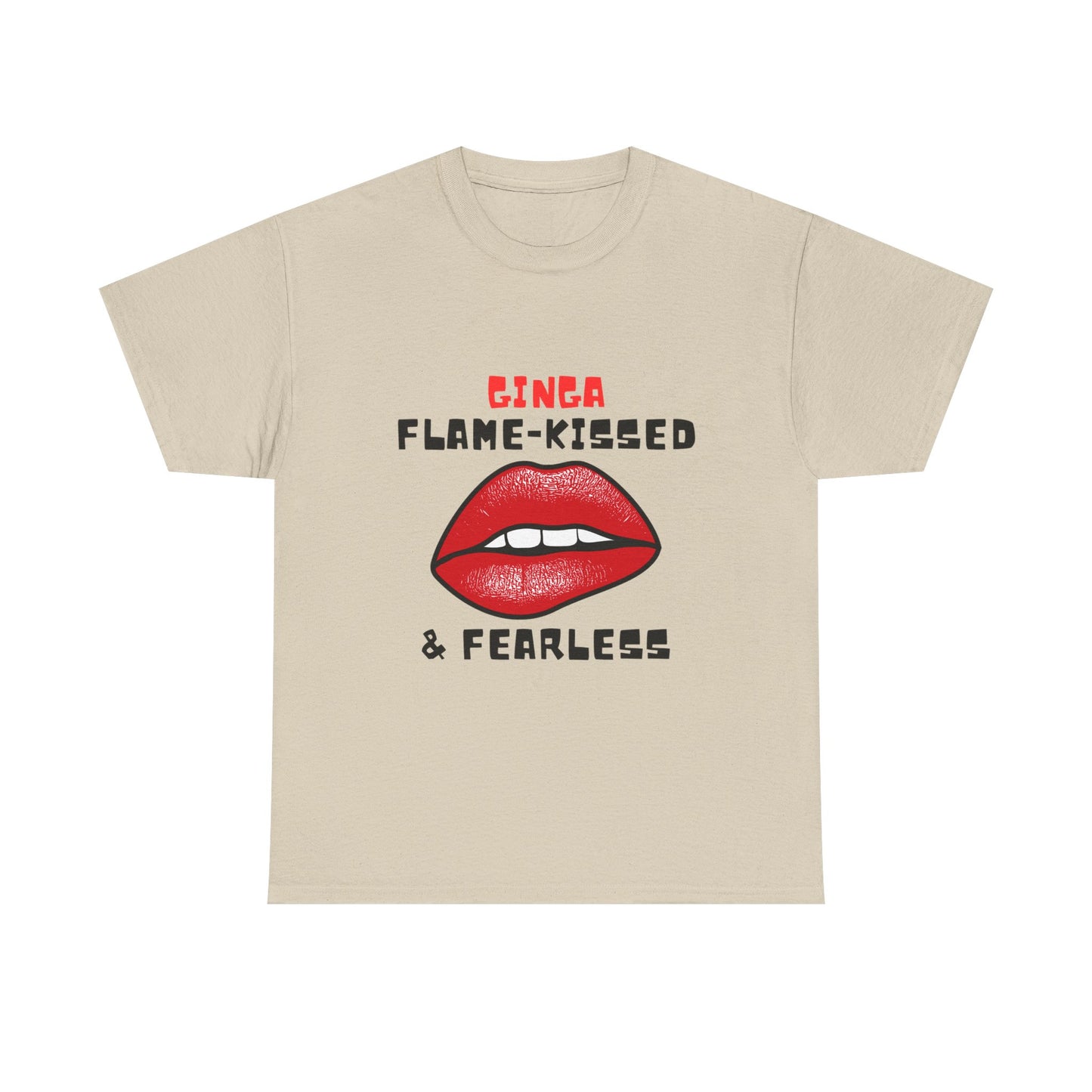 Flame-Kissed & Fearless Tee | Unisex Cotton Graphic Shirt, Casual Wear, Gift for Her, Statement T-Shirt, Summer Fashion