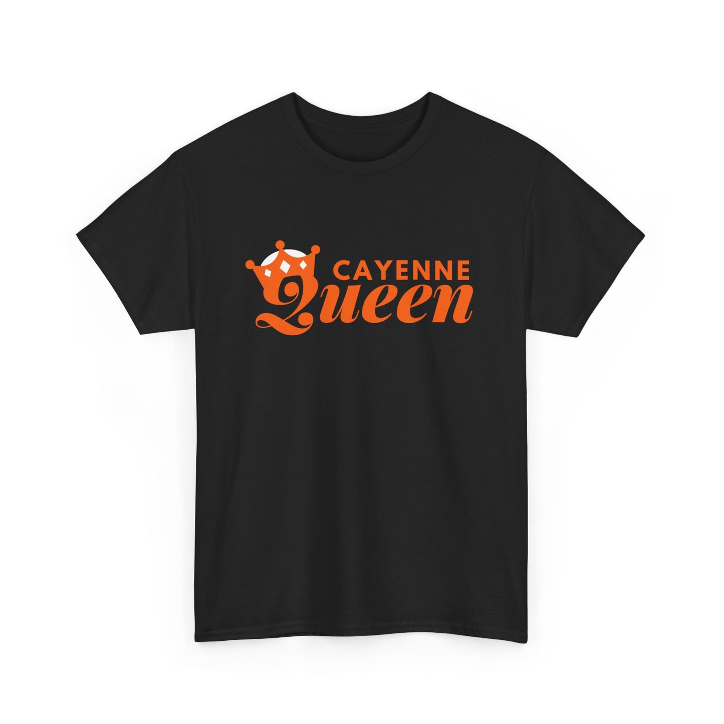 Cayenne Queen Unisex Heavy Cotton Tee, Casual Wear, Gift for Her, Birthday Shirt, Fun Quote Tee, Soft Cotton Top