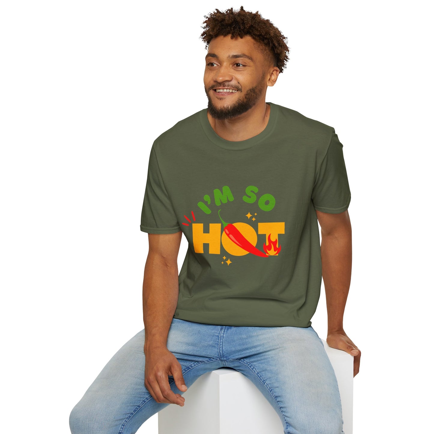 I'm So Hot Unisex T-Shirt, Funny Graphic Tee, Casual Summer Wear, Gift for Friends, Birthday Shirt, Celebratory Outfit