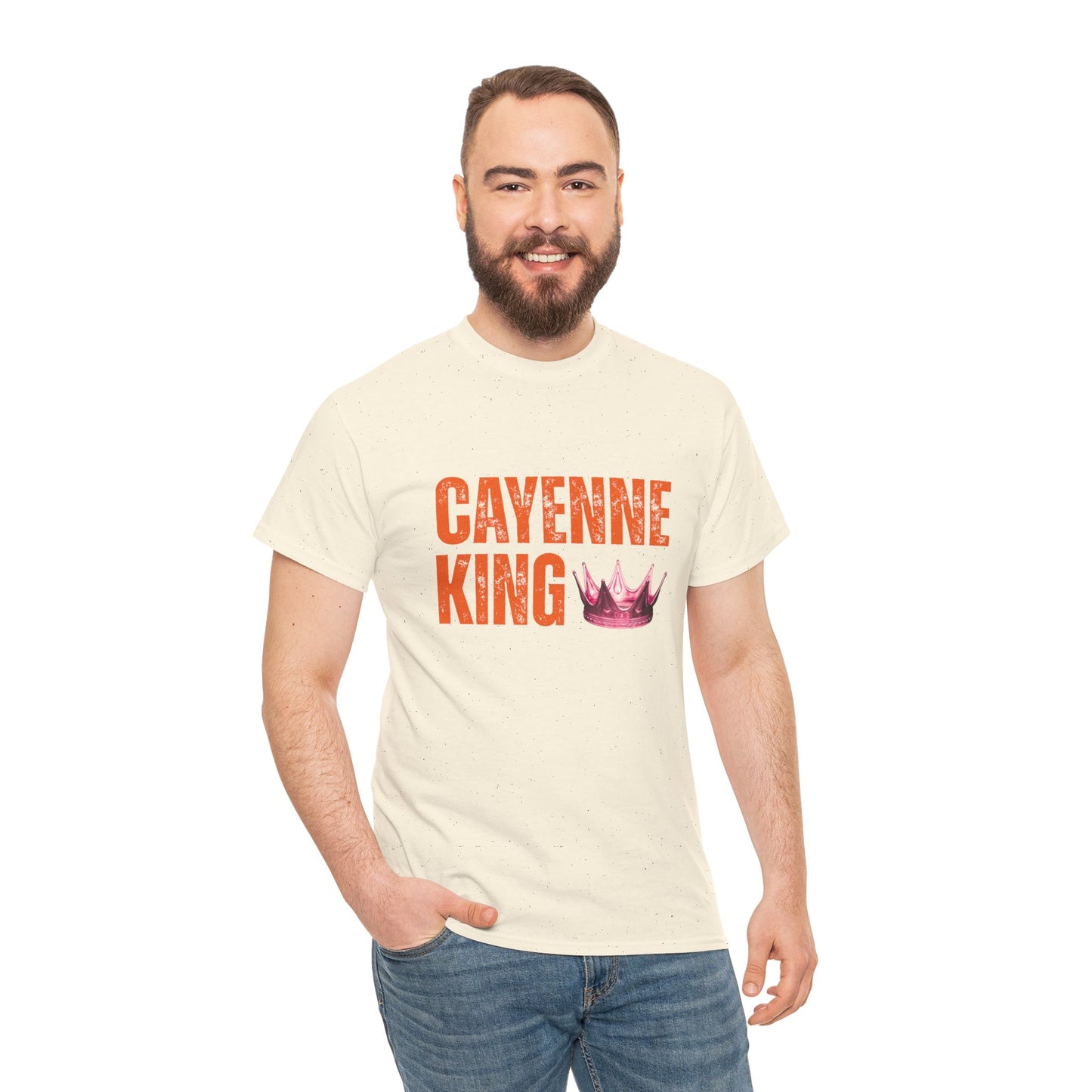 Cayenne King Cotton Tee | Unisex Graphic T-Shirt, Casual Wear, Birthday Gift, Affordable Fashion, Everyday Comfort
