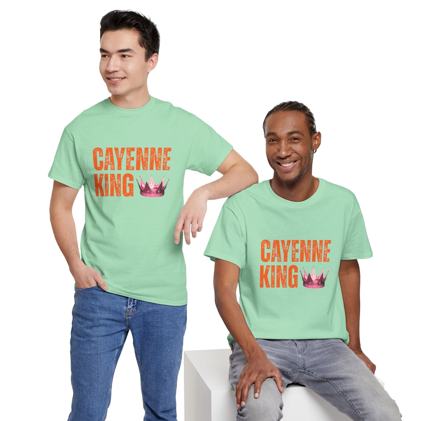 Cayenne King Cotton Tee | Unisex Graphic T-Shirt, Casual Wear, Birthday Gift, Affordable Fashion, Everyday Comfort