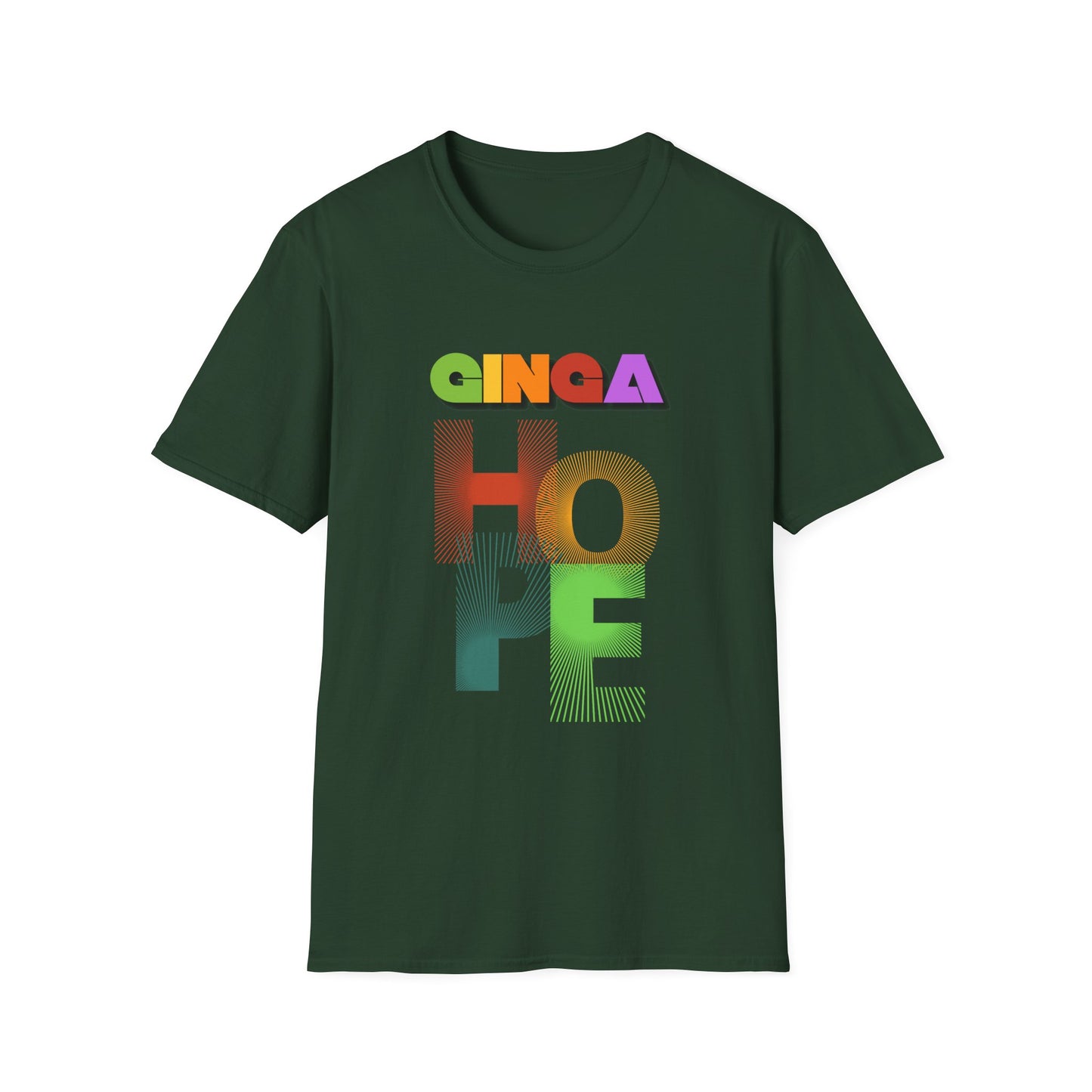 Colorful Hope Unisex T-Shirt, Inspirational Gift, Positive Message Tee, Casual Wear, Self-Care Apparel