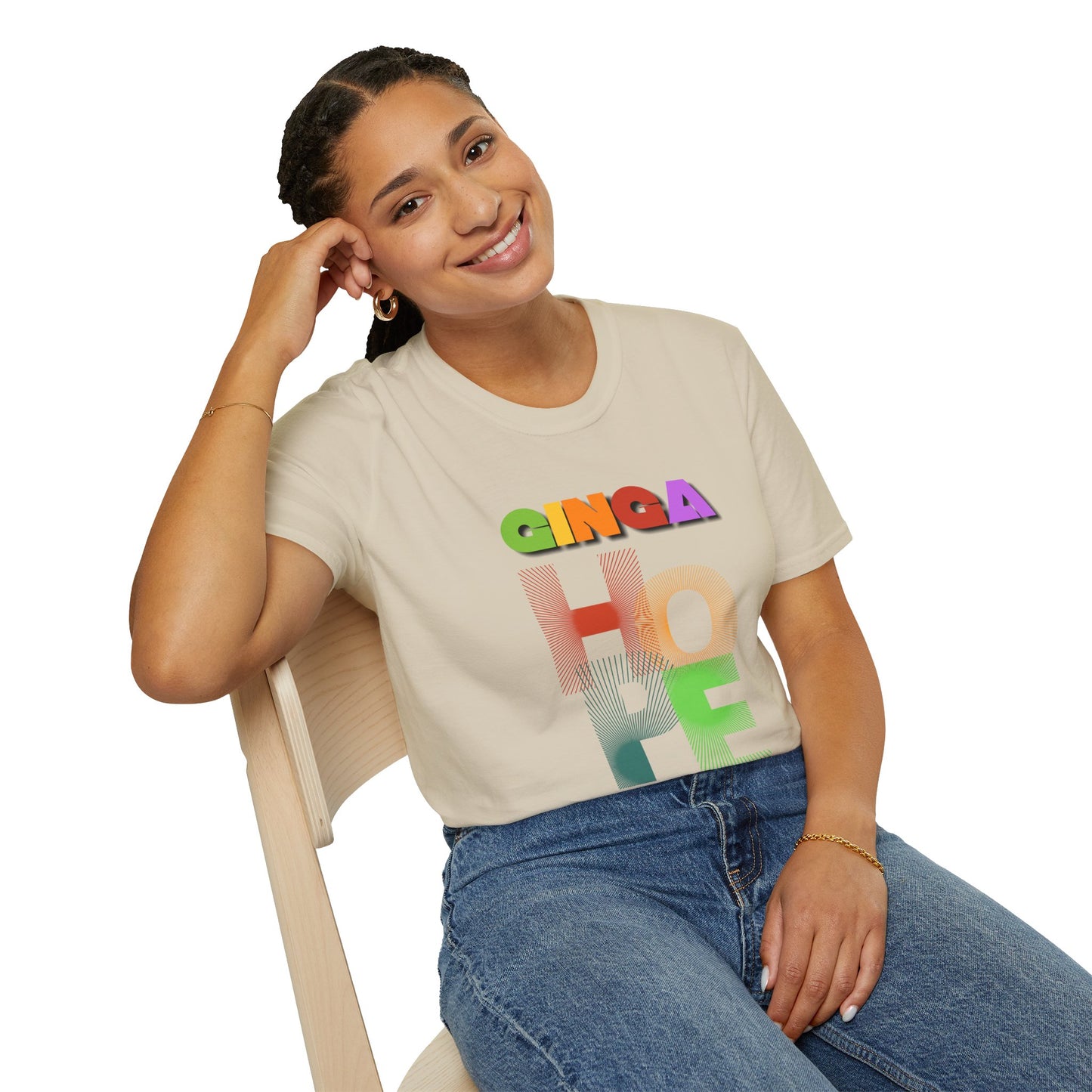 Colorful Hope Unisex T-Shirt, Inspirational Gift, Positive Message Tee, Casual Wear, Self-Care Apparel