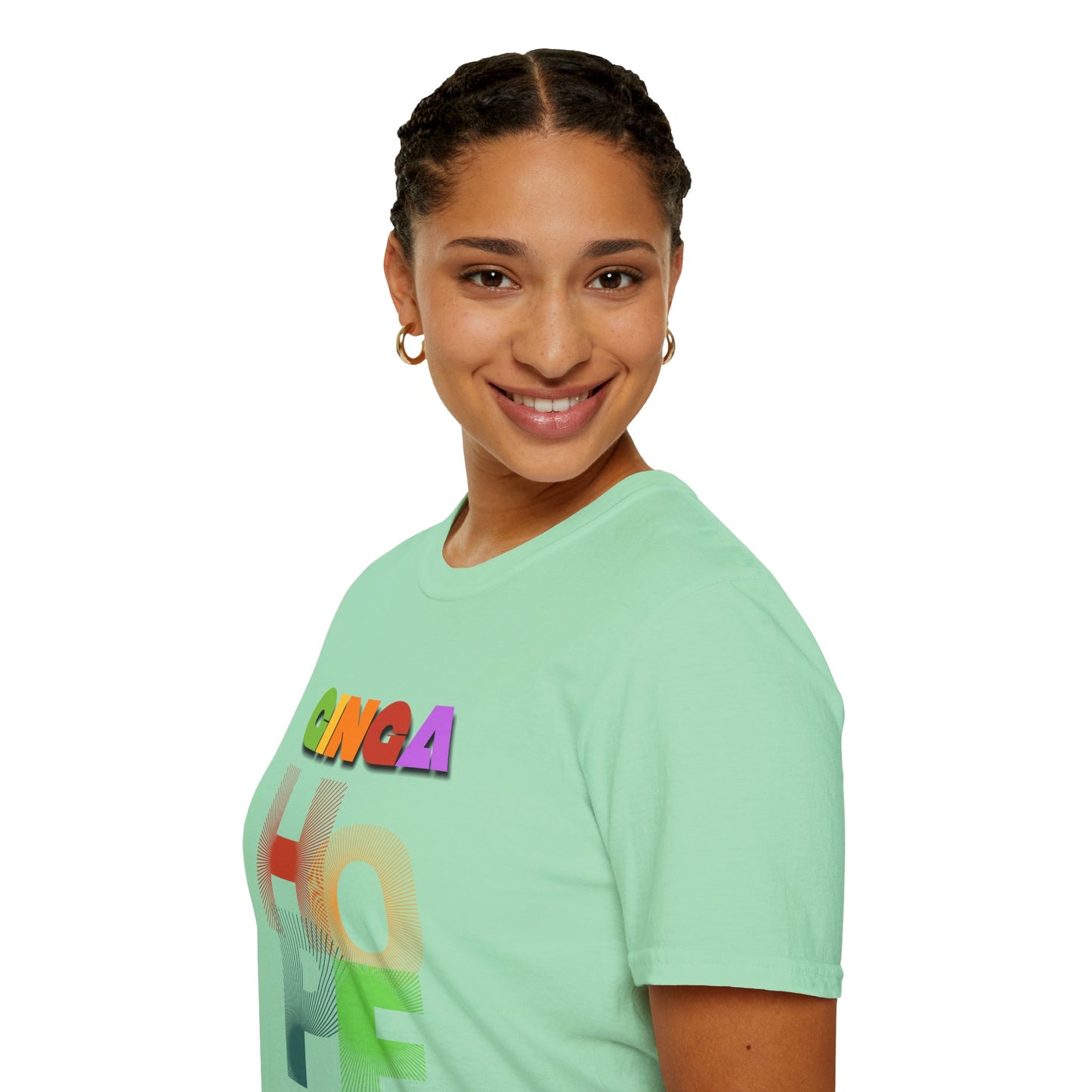 Colorful Hope Unisex T-Shirt, Inspirational Gift, Positive Message Tee, Casual Wear, Self-Care Apparel