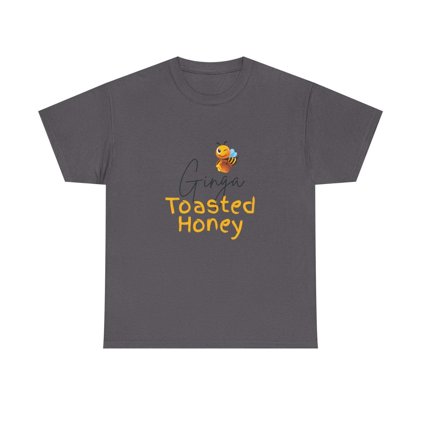 Bee-Themed Unisex Heavy Cotton Tee - Perfect Gift for Honey Lovers, Casual Wear, Eco-Friendly, Birthday, Honey Appreciation