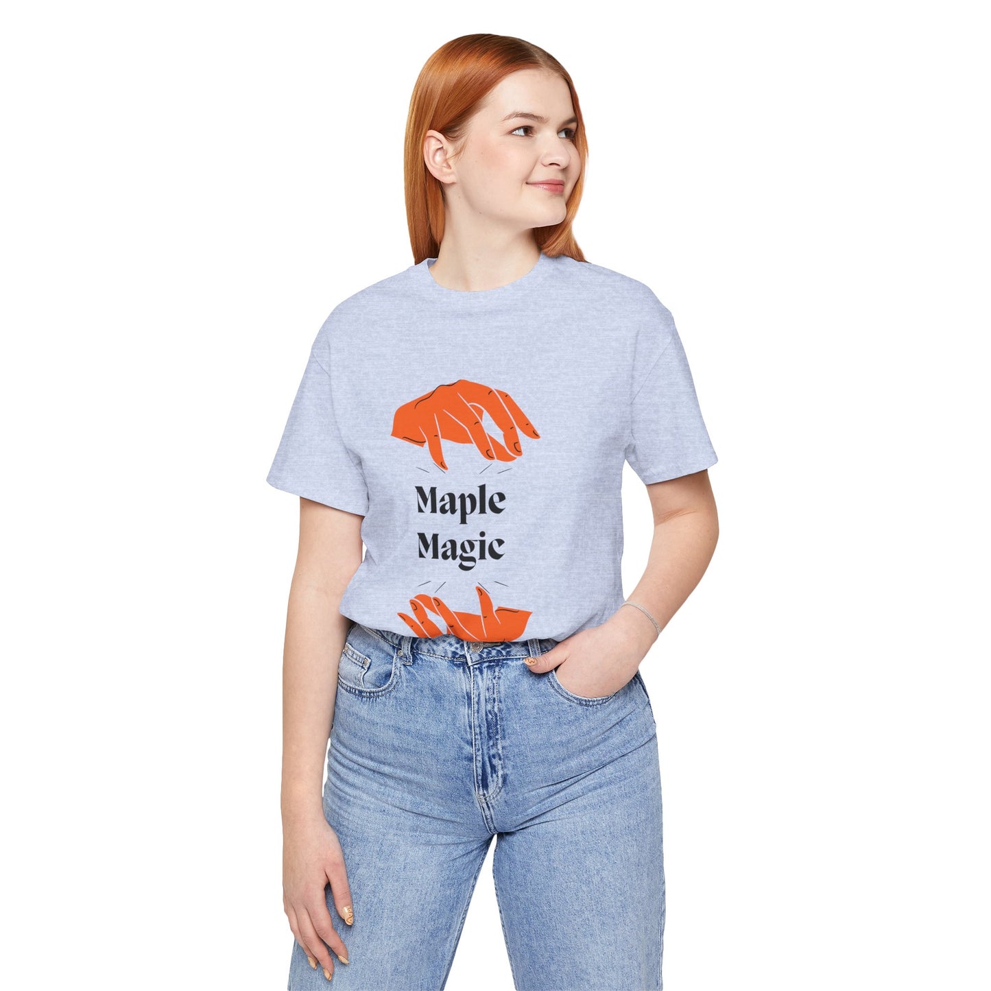 Maple Magic Unisex Tee - Cozy Casual Wear, Nature Lover Gift, Autumn Fashion, Eco-Friendly Style, Seasonal Celebration Top