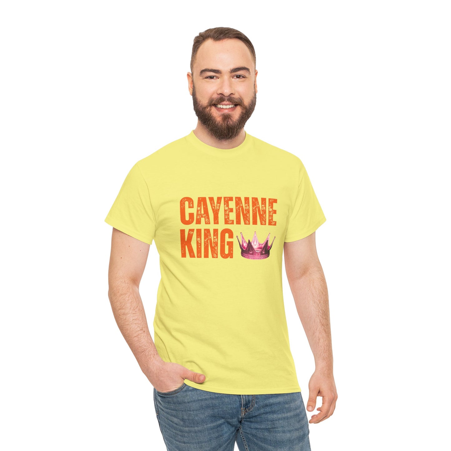 Cayenne King Cotton Tee | Unisex Graphic T-Shirt, Casual Wear, Birthday Gift, Affordable Fashion, Everyday Comfort