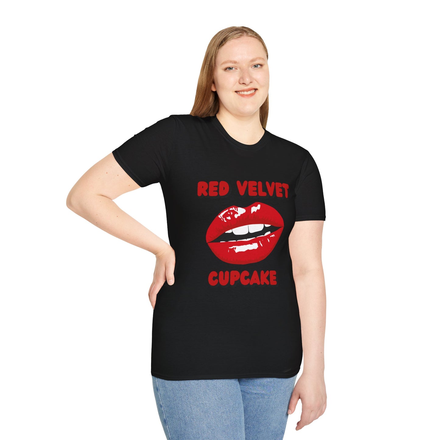 Red Velvet Cupcake T-Shirt, Unisex Graphic Tee, Funny Food Shirt, Birthday Gift, Dessert Lover Apparel, Baking Enthusiast Top