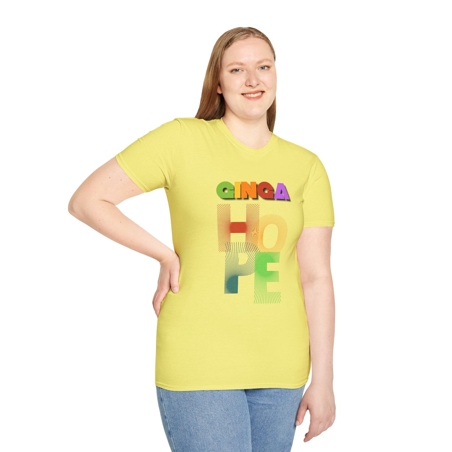 Colorful Hope Unisex T-Shirt, Inspirational Gift, Positive Message Tee, Casual Wear, Self-Care Apparel