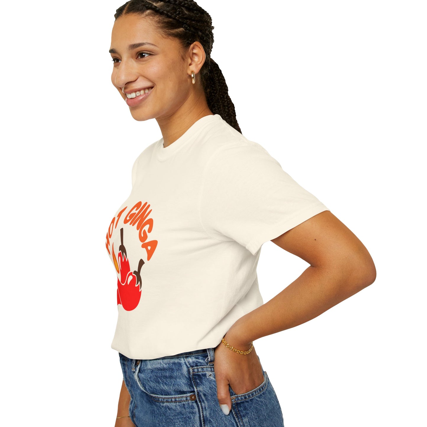 Spicy Chili T-Shirt, Hot Ginga Tee, Casual Summer Top, Gift for Spice Lovers, Unisex Graphic Shirt, Trendy Streetwear