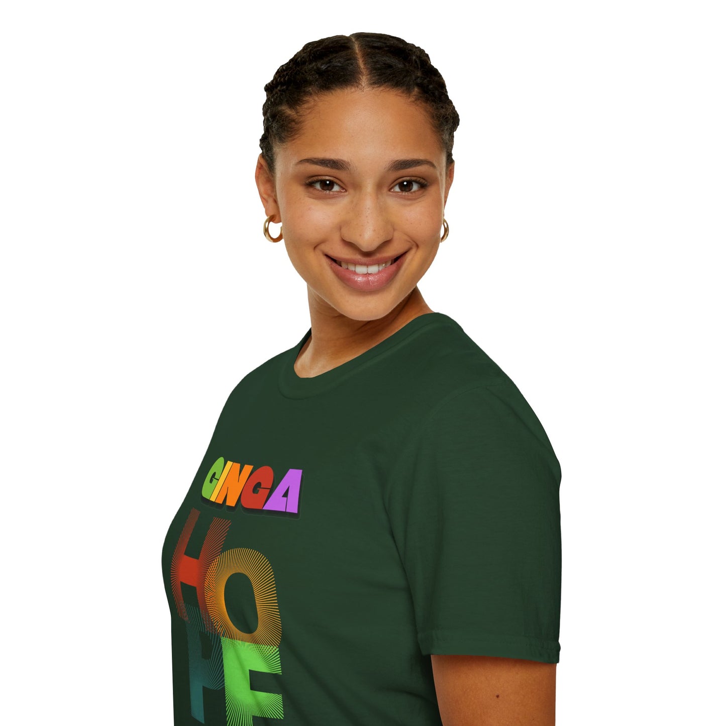 Colorful Hope Unisex T-Shirt, Inspirational Gift, Positive Message Tee, Casual Wear, Self-Care Apparel