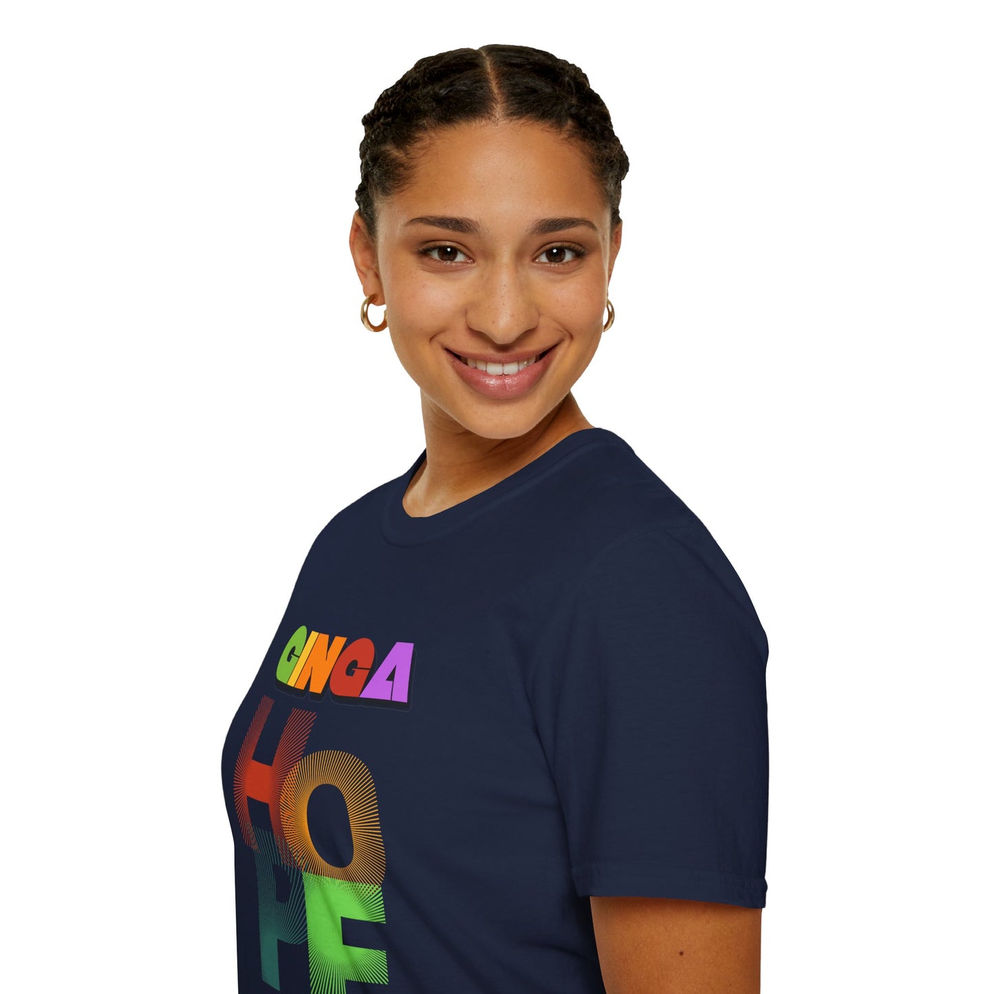 Colorful Hope Unisex T-Shirt, Inspirational Gift, Positive Message Tee, Casual Wear, Self-Care Apparel