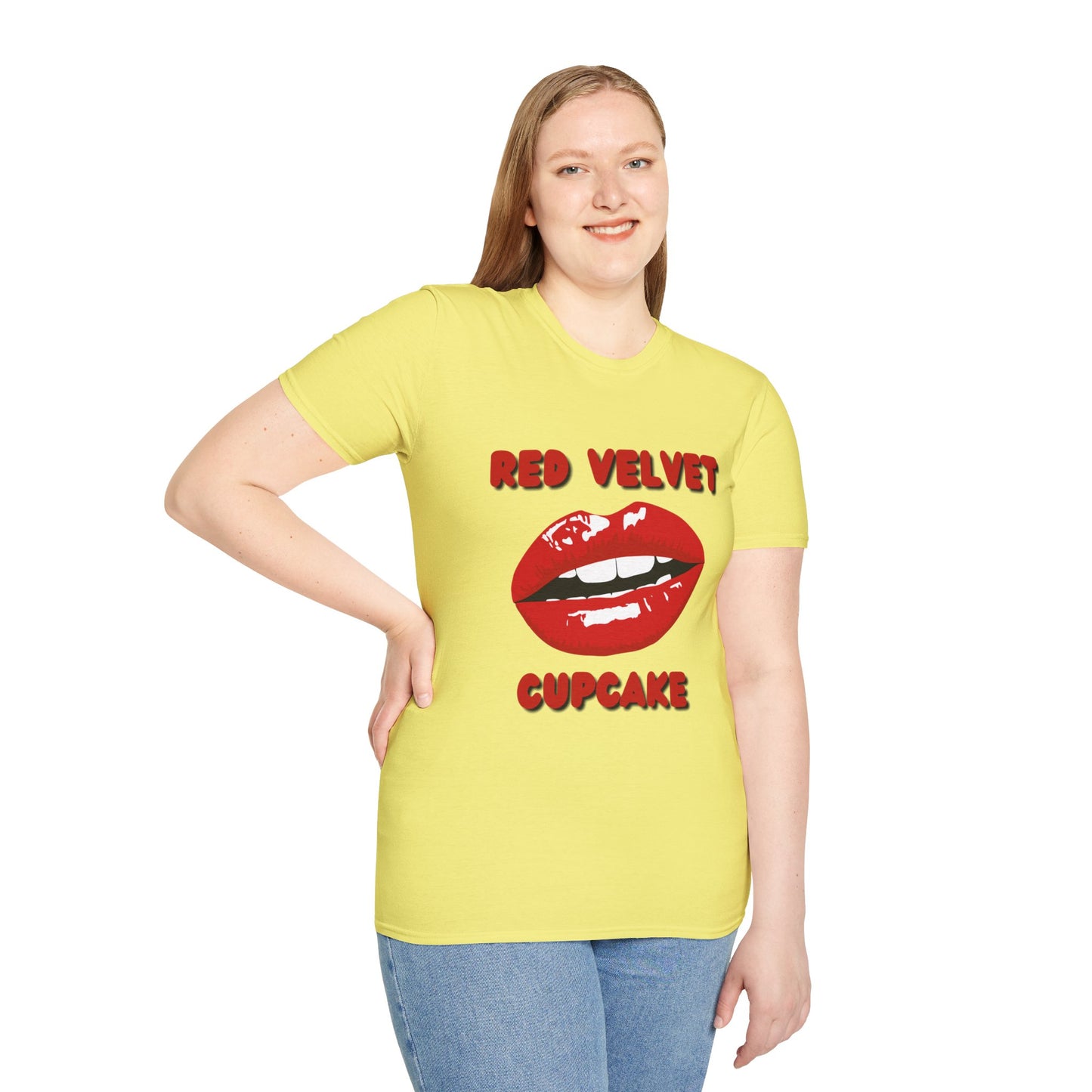 Red Velvet Cupcake T-Shirt, Unisex Graphic Tee, Funny Food Shirt, Birthday Gift, Dessert Lover Apparel, Baking Enthusiast Top