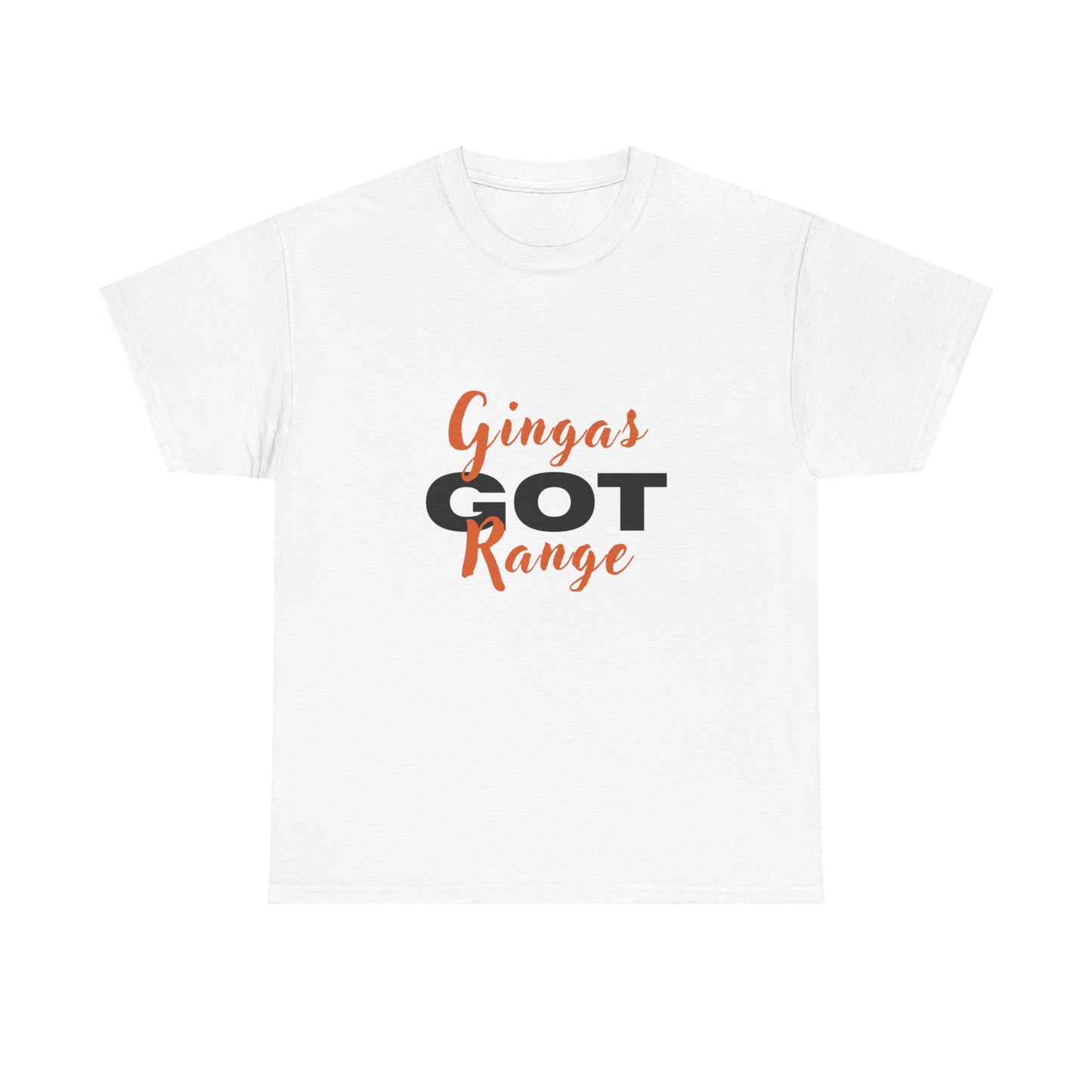 Gingas Got Range Unisex Heavy Cotton Tee, Funny Tee, Gift for Ginger Lovers, Casual Wear, Unique Statement Shirt