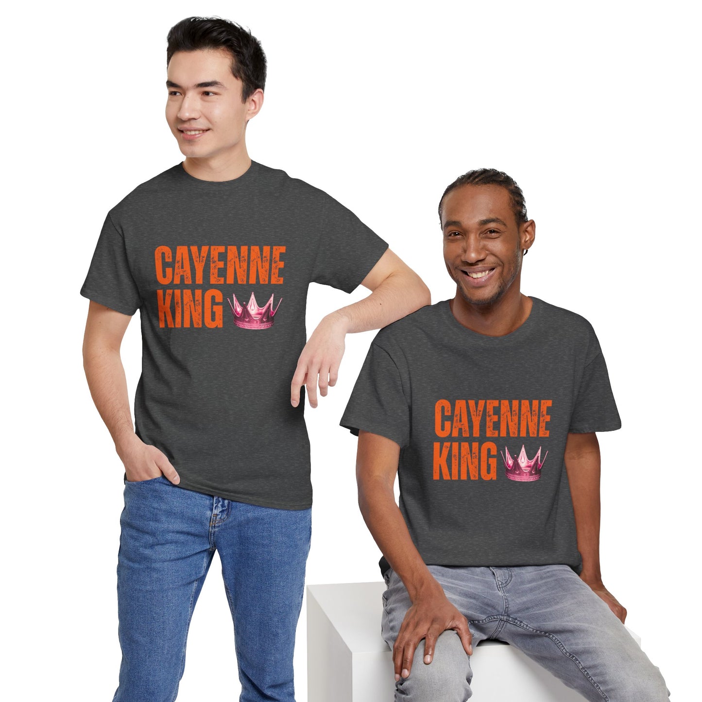 Cayenne King Cotton Tee | Unisex Graphic T-Shirt, Casual Wear, Birthday Gift, Affordable Fashion, Everyday Comfort