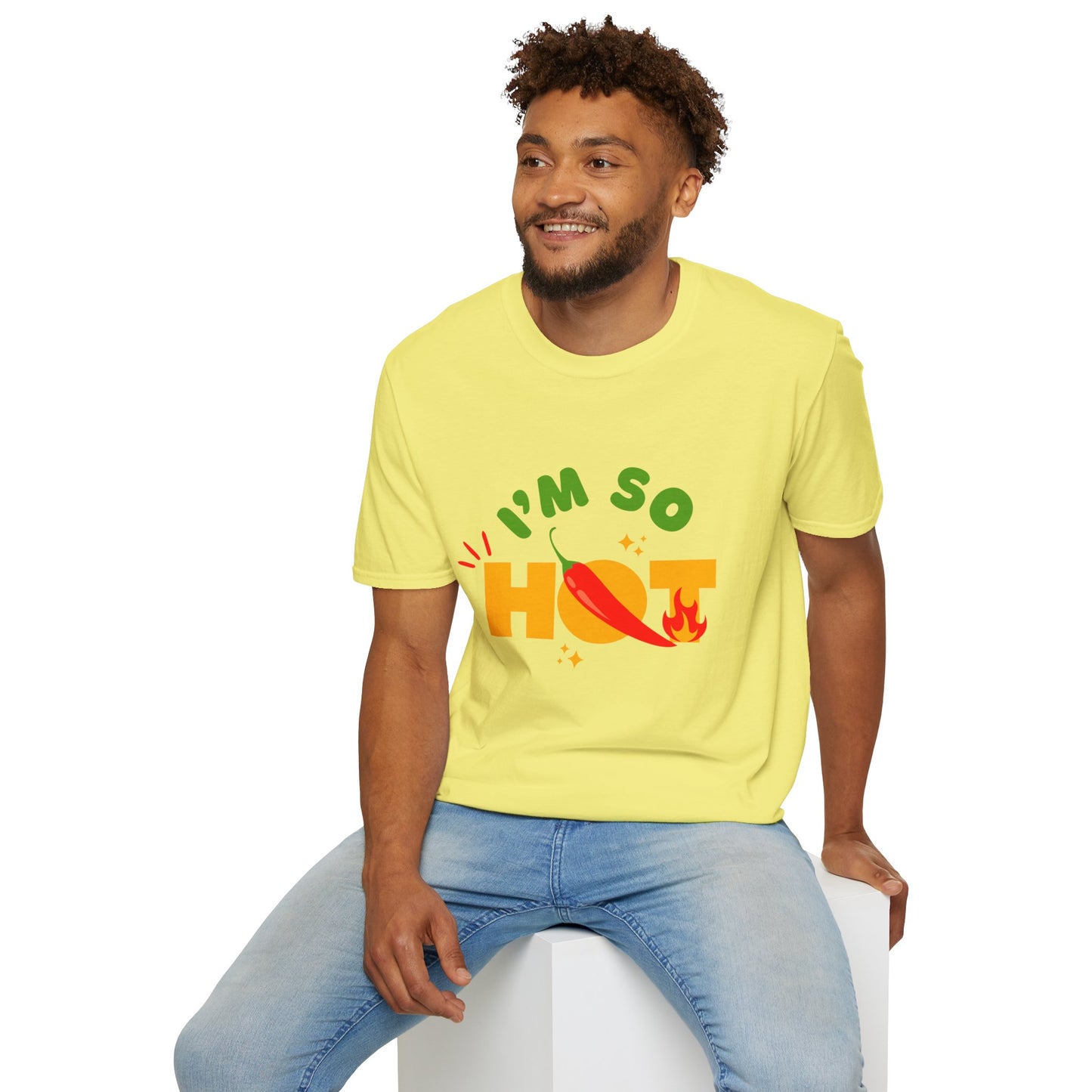 I'm So Hot Unisex T-Shirt, Funny Graphic Tee, Casual Summer Wear, Gift for Friends, Birthday Shirt, Celebratory Outfit