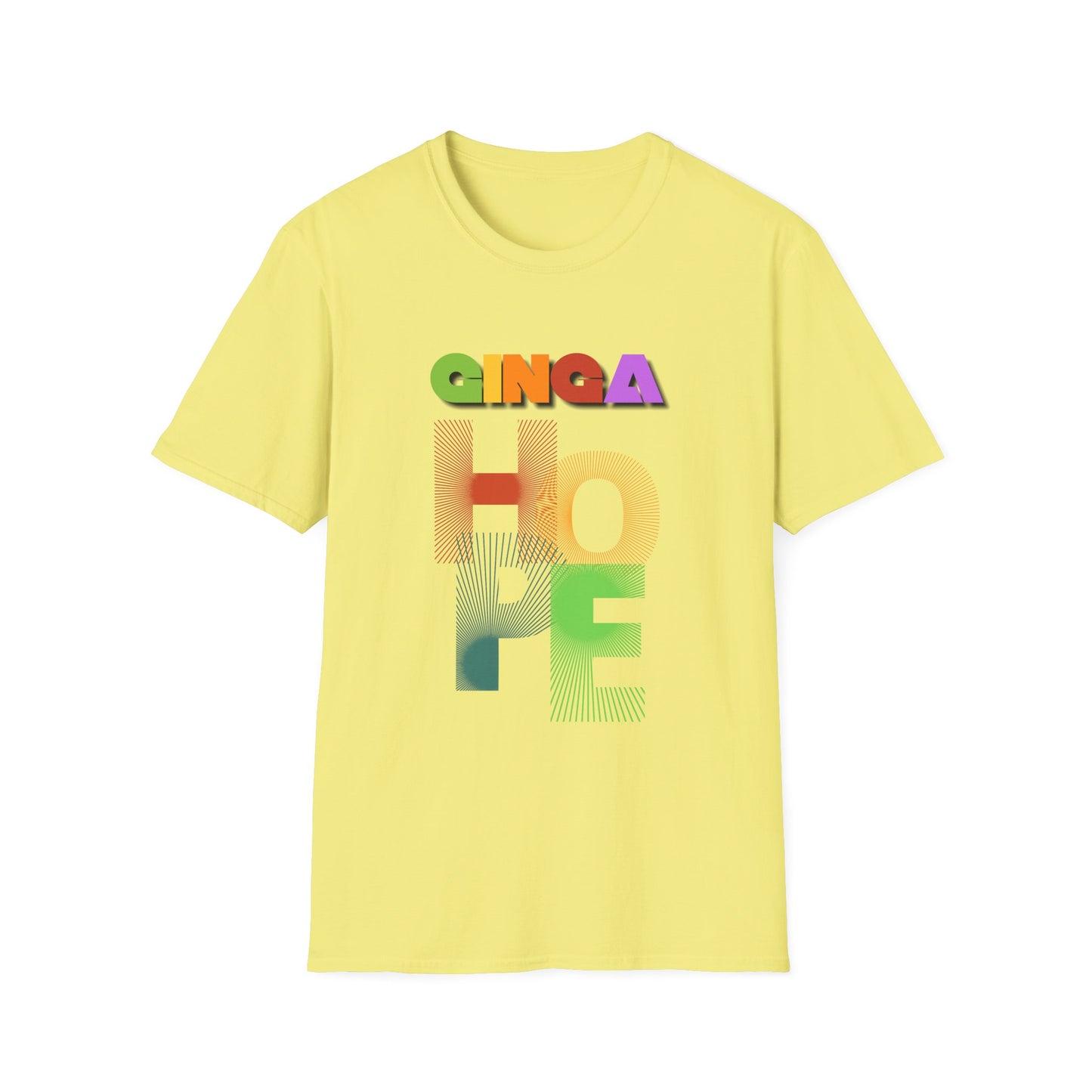 Colorful Hope Unisex T-Shirt, Inspirational Gift, Positive Message Tee, Casual Wear, Self-Care Apparel