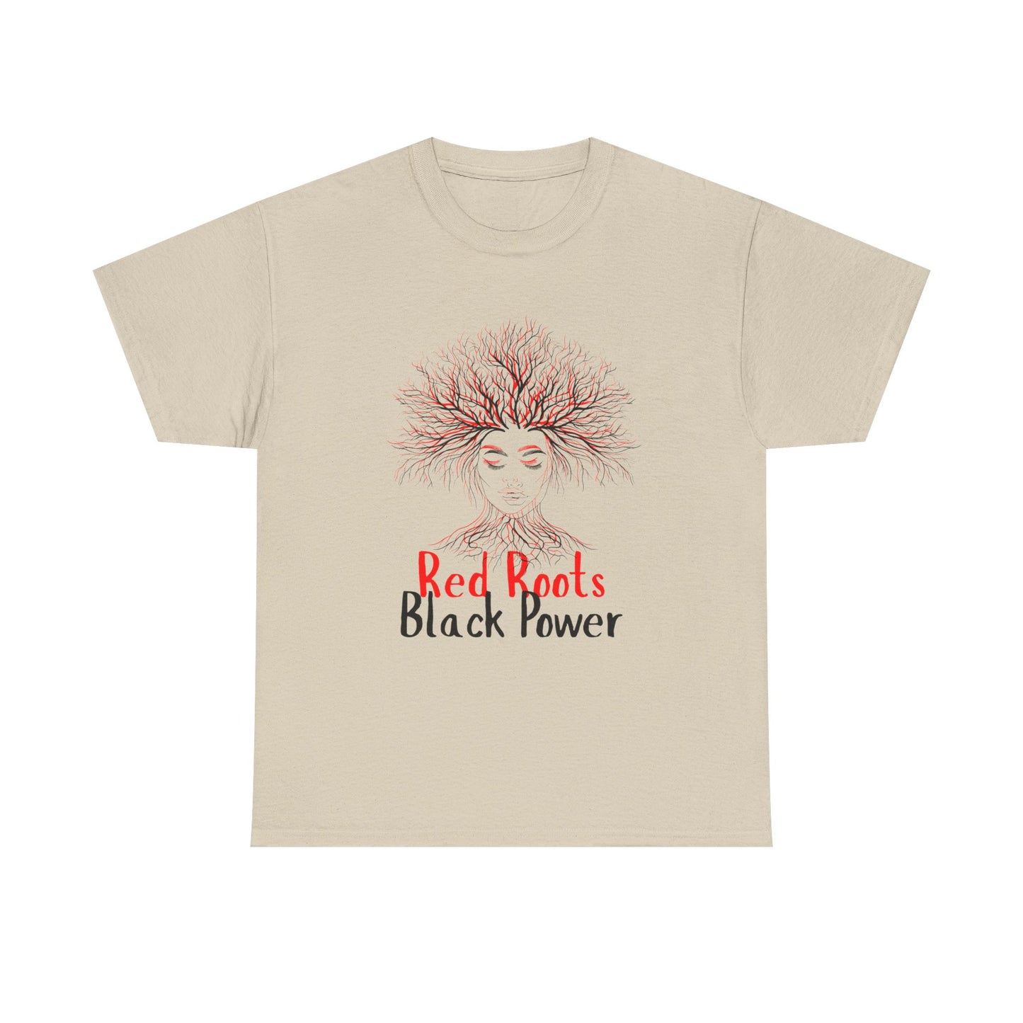 Empowering Black Roots Tee, Unisex Heavy Cotton Tee, Black Power Shirt, Afrocentric Apparel, Gift for Activists, Celebration of Culture