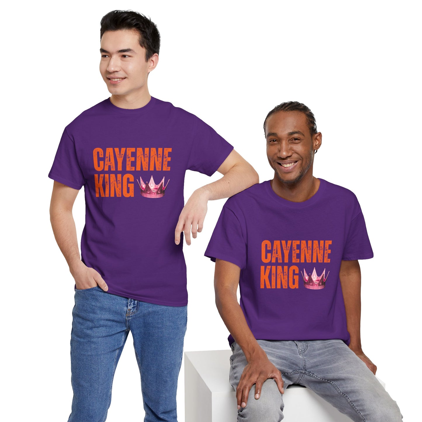 Cayenne King Cotton Tee | Unisex Graphic T-Shirt, Casual Wear, Birthday Gift, Affordable Fashion, Everyday Comfort