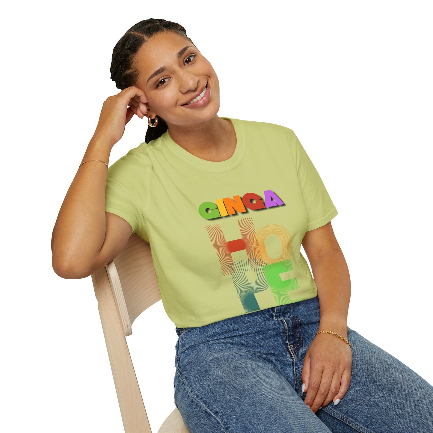 Colorful Hope Unisex T-Shirt, Inspirational Gift, Positive Message Tee, Casual Wear, Self-Care Apparel