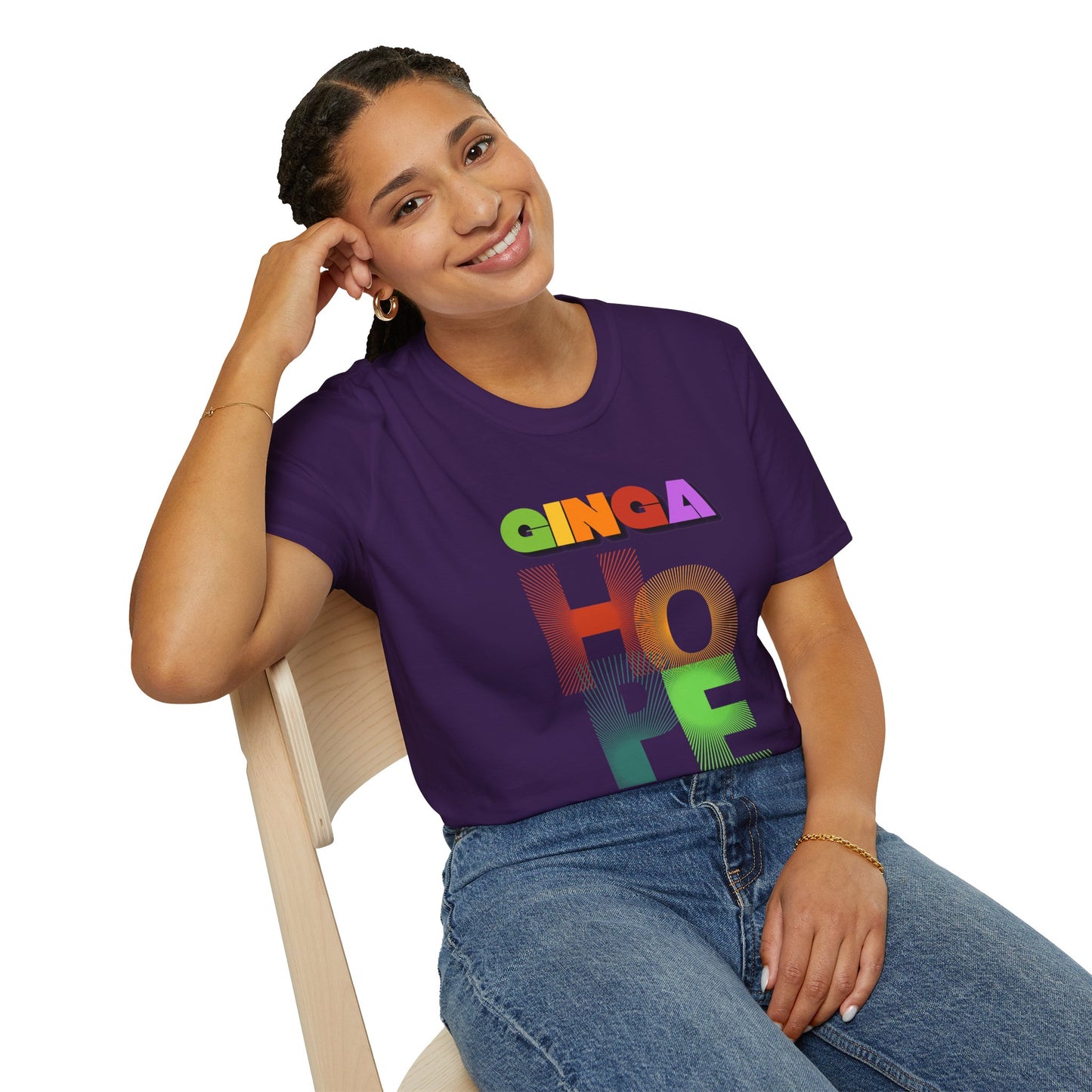 Colorful Hope Unisex T-Shirt, Inspirational Gift, Positive Message Tee, Casual Wear, Self-Care Apparel