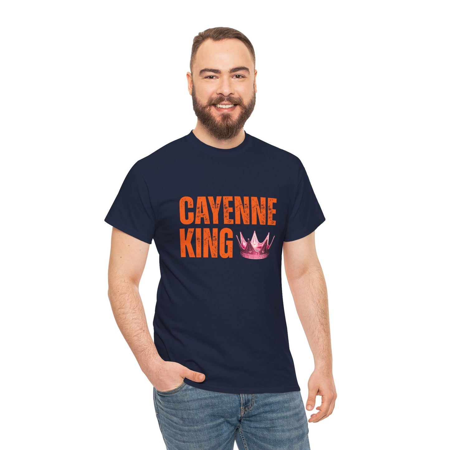 Cayenne King Cotton Tee | Unisex Graphic T-Shirt, Casual Wear, Birthday Gift, Affordable Fashion, Everyday Comfort