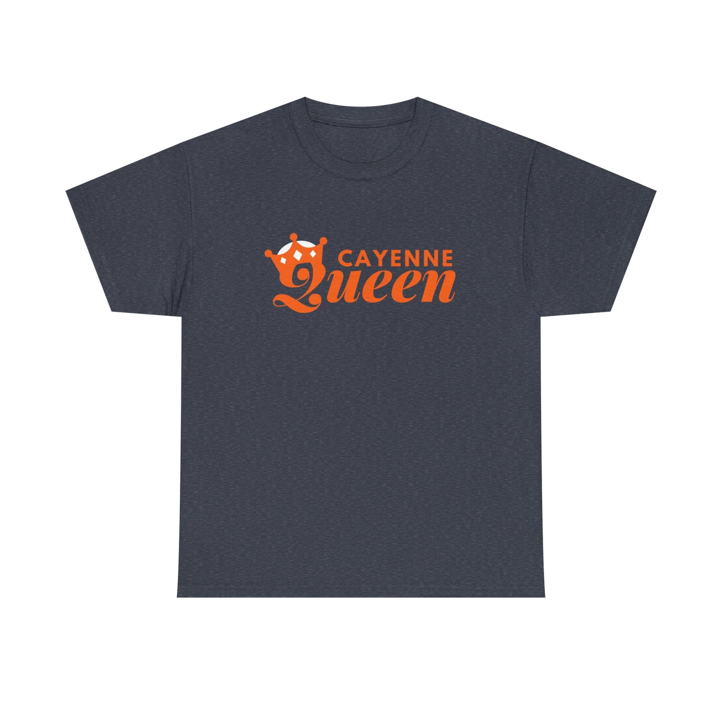 Cayenne Queen Unisex Heavy Cotton Tee, Casual Wear, Gift for Her, Birthday Shirt, Fun Quote Tee, Soft Cotton Top