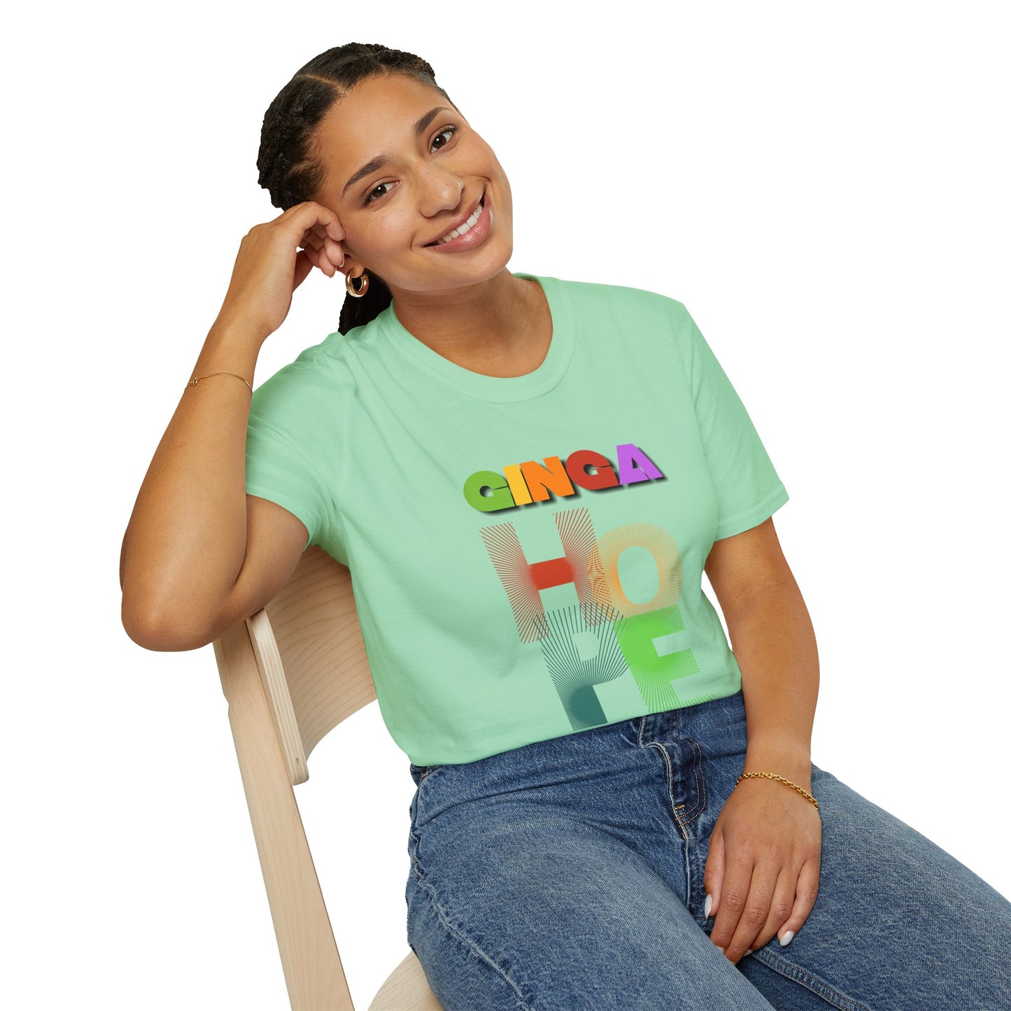 Colorful Hope Unisex T-Shirt, Inspirational Gift, Positive Message Tee, Casual Wear, Self-Care Apparel