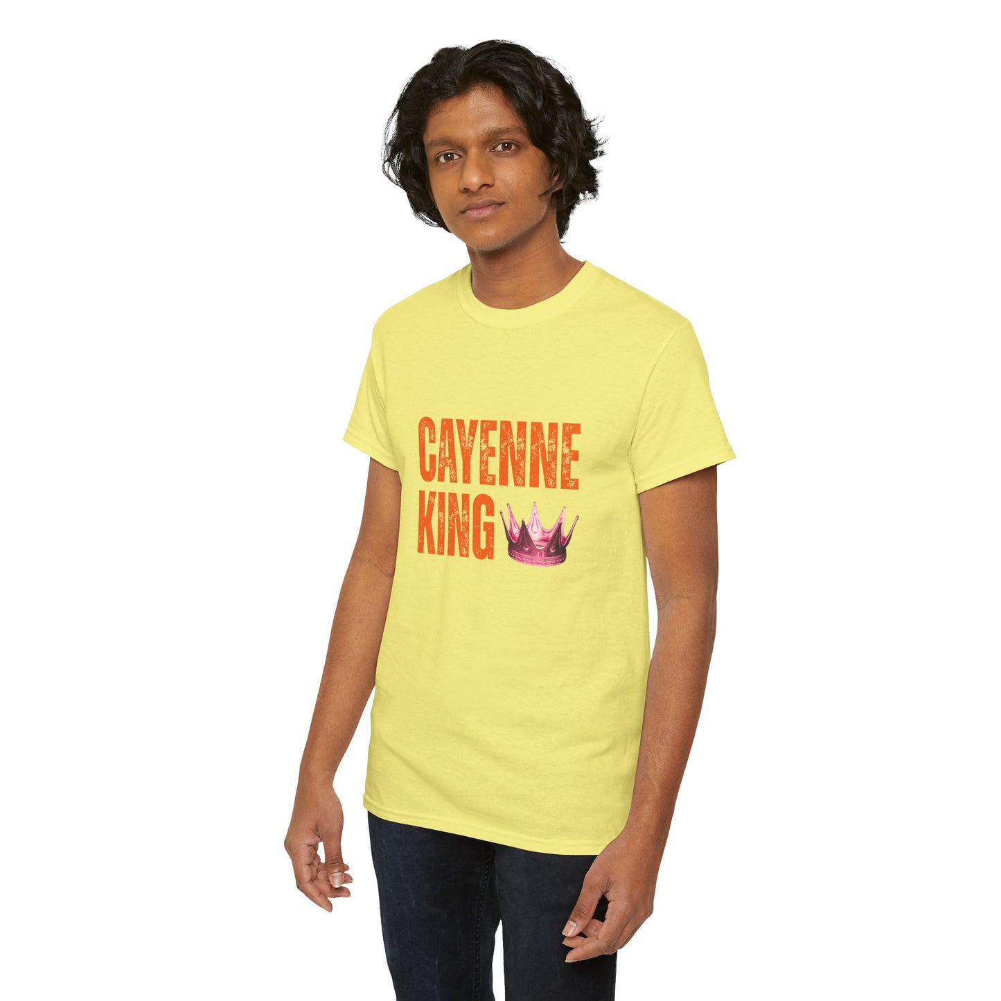 Cayenne King Cotton Tee | Unisex Graphic T-Shirt, Casual Wear, Birthday Gift, Affordable Fashion, Everyday Comfort