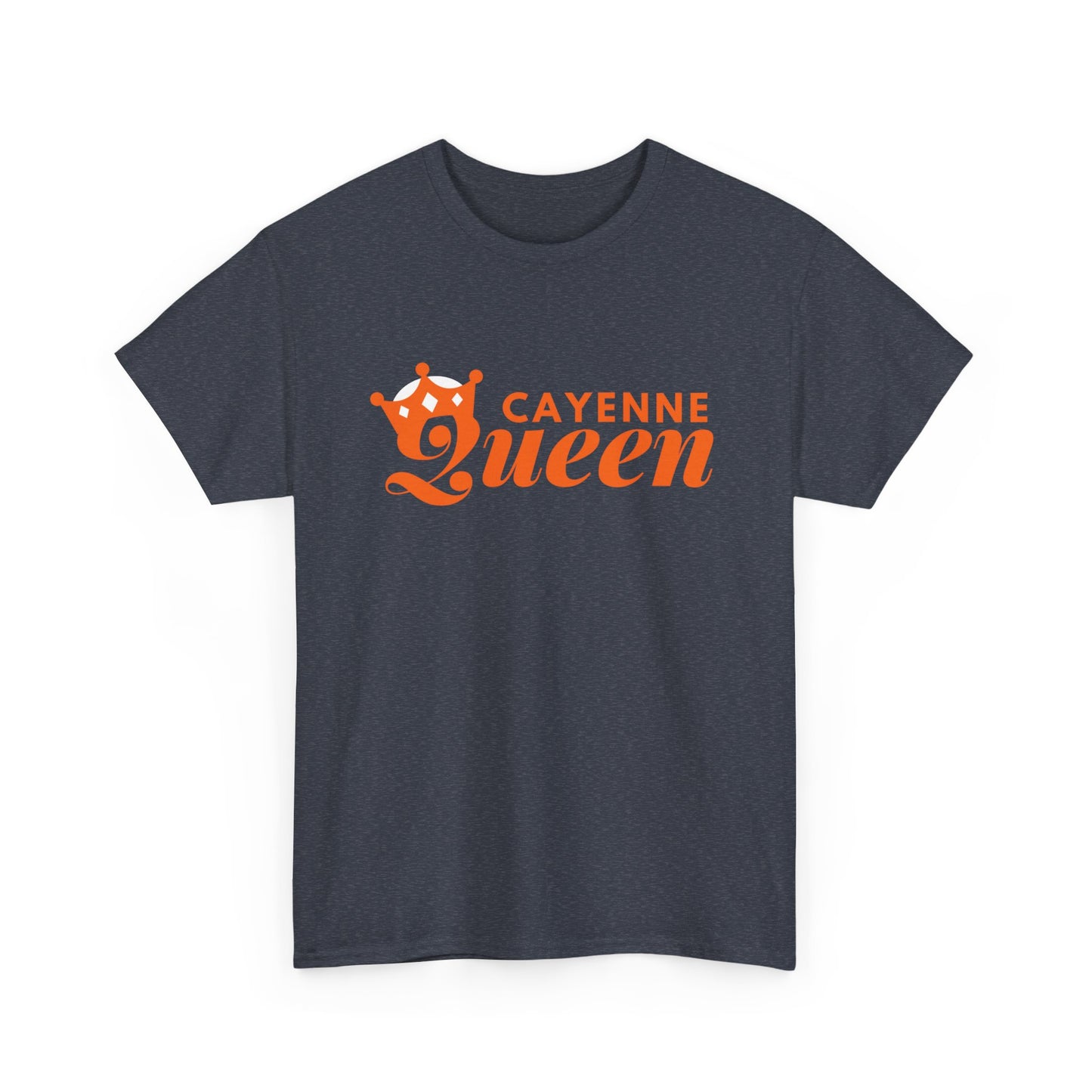 Cayenne Queen Unisex Heavy Cotton Tee, Casual Wear, Gift for Her, Birthday Shirt, Fun Quote Tee, Soft Cotton Top
