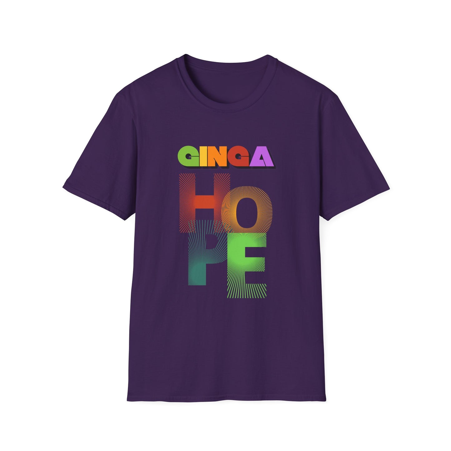 Colorful Hope Unisex T-Shirt, Inspirational Gift, Positive Message Tee, Casual Wear, Self-Care Apparel