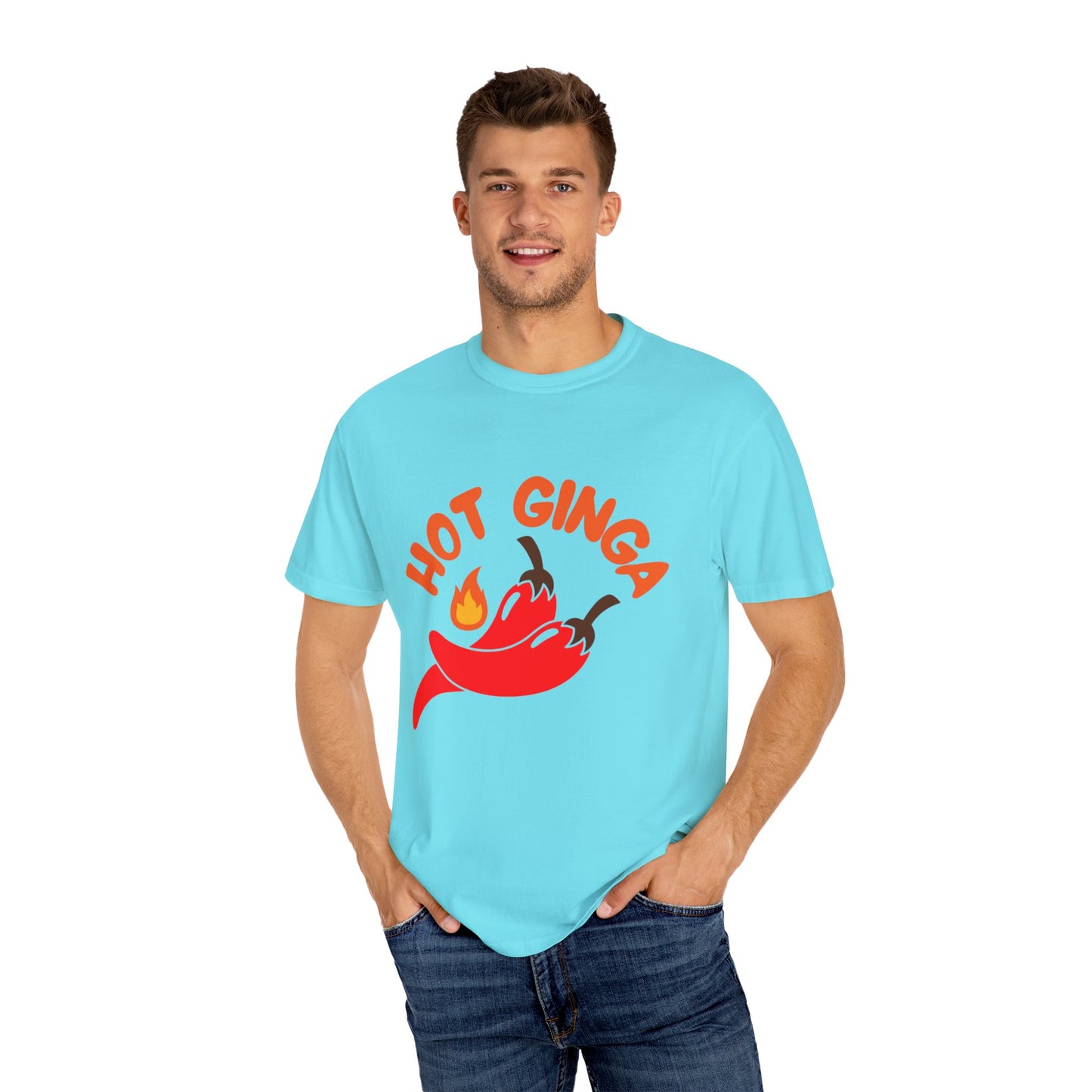 Spicy Chili T-Shirt, Hot Ginga Tee, Casual Summer Top, Gift for Spice Lovers, Unisex Graphic Shirt, Trendy Streetwear